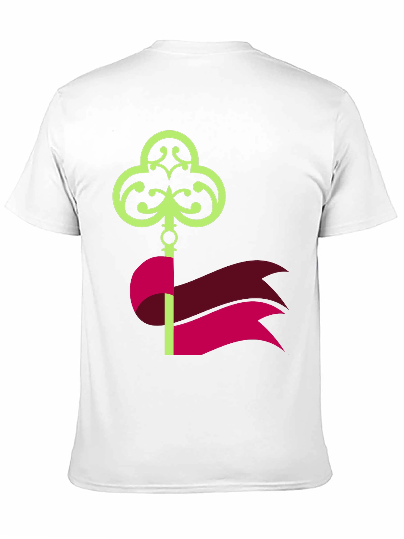 Novel Key Graphic T-Shirt - Unique Design
