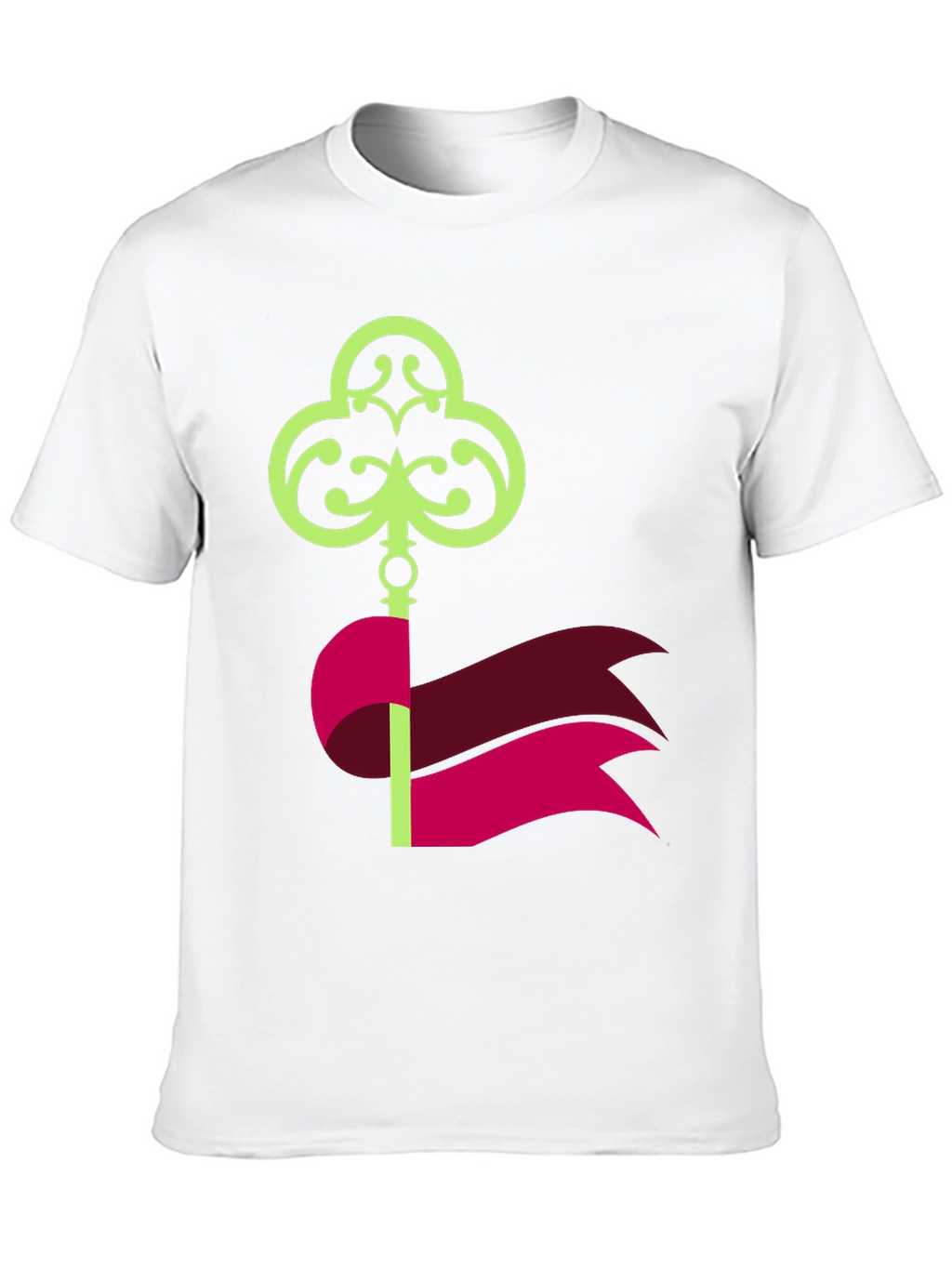Novel Key Graphic T-Shirt - Unique Design