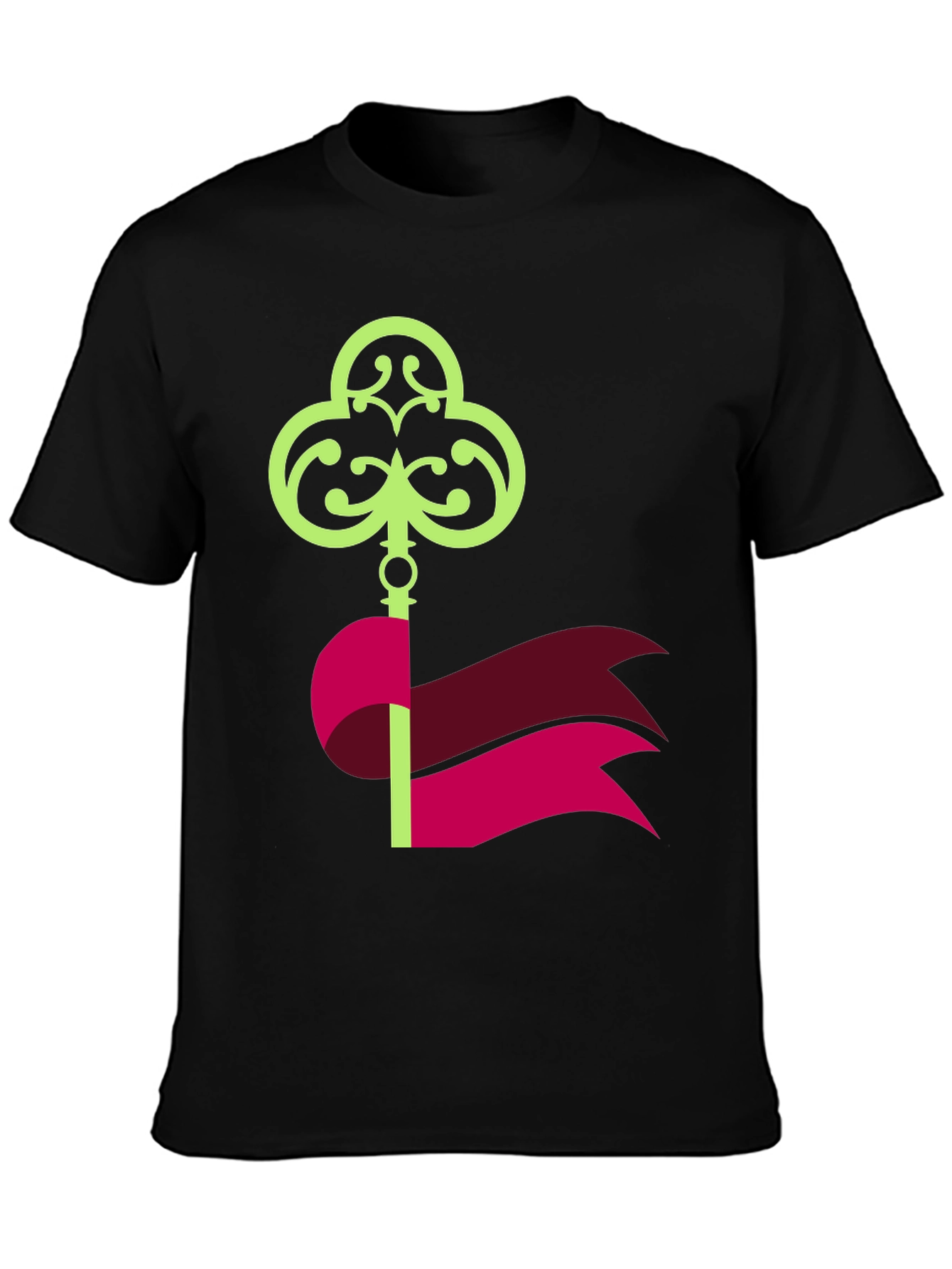 Novel Key Graphic T-Shirt - Unique Design