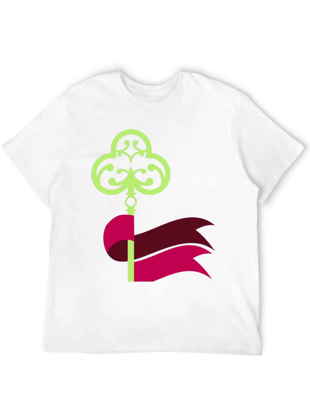 Novel Key Graphic T-Shirt - Unique Design
