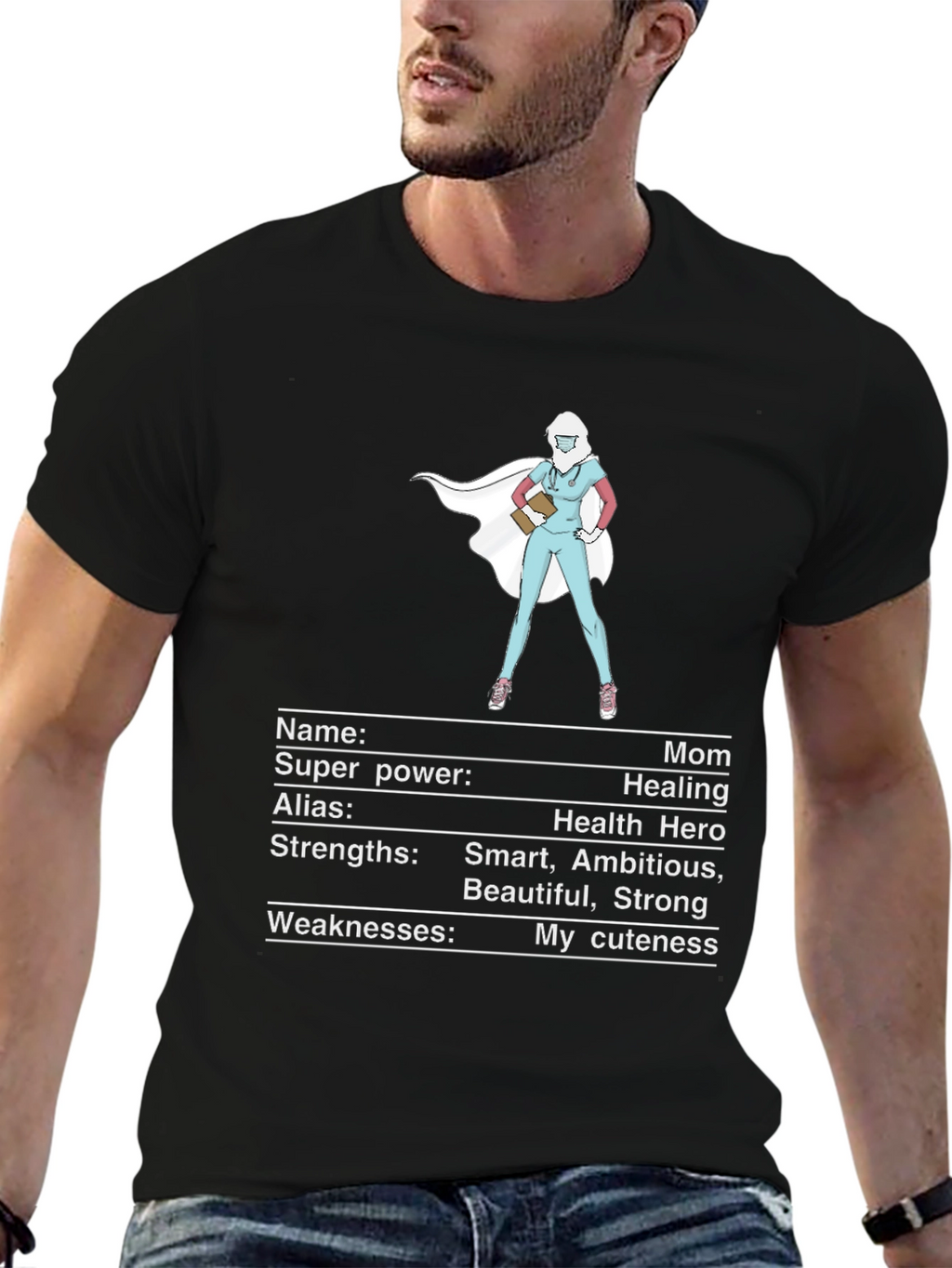 Mom Super Hero T-Shirt - Health Hero