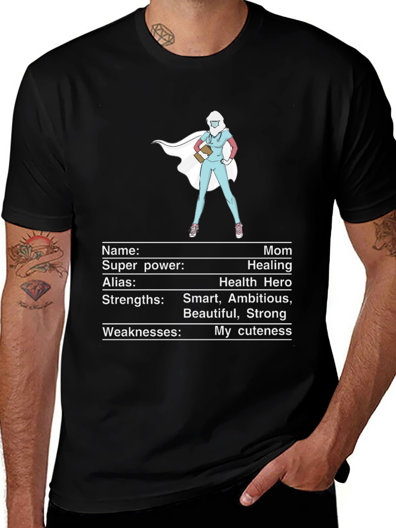 Mom Super Hero T-Shirt - Health Hero