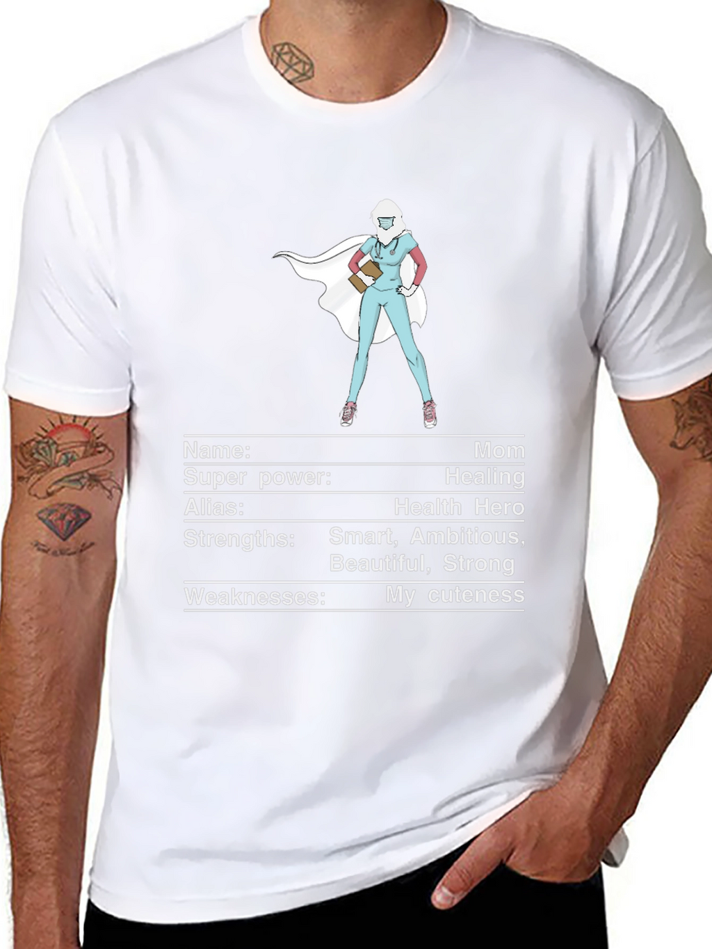 Mom Super Hero T-Shirt - Health Hero