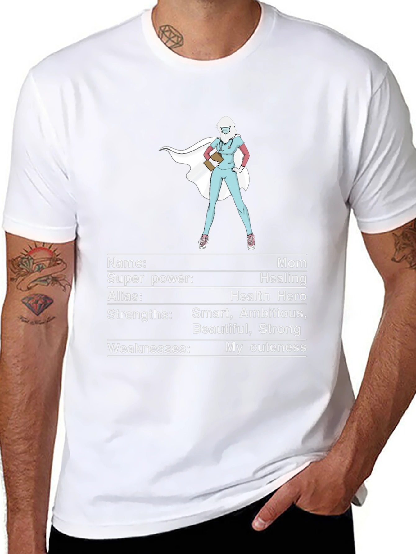 Mom Super Hero T-Shirt - Health Hero