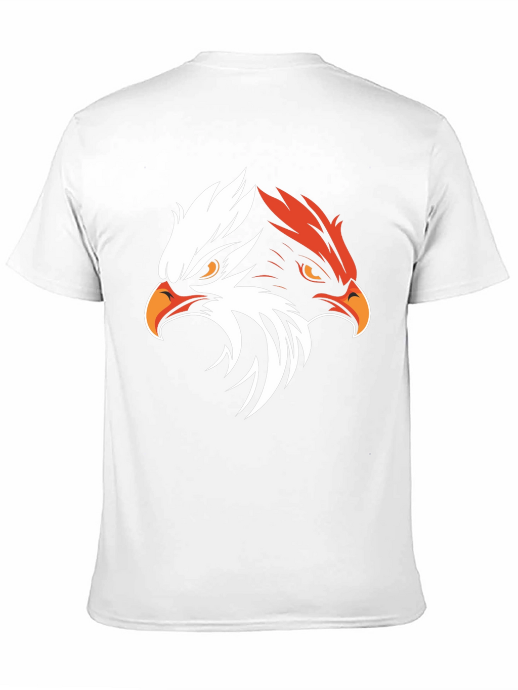 Bold Eagle Graphic Tee - Black Cotton Blend