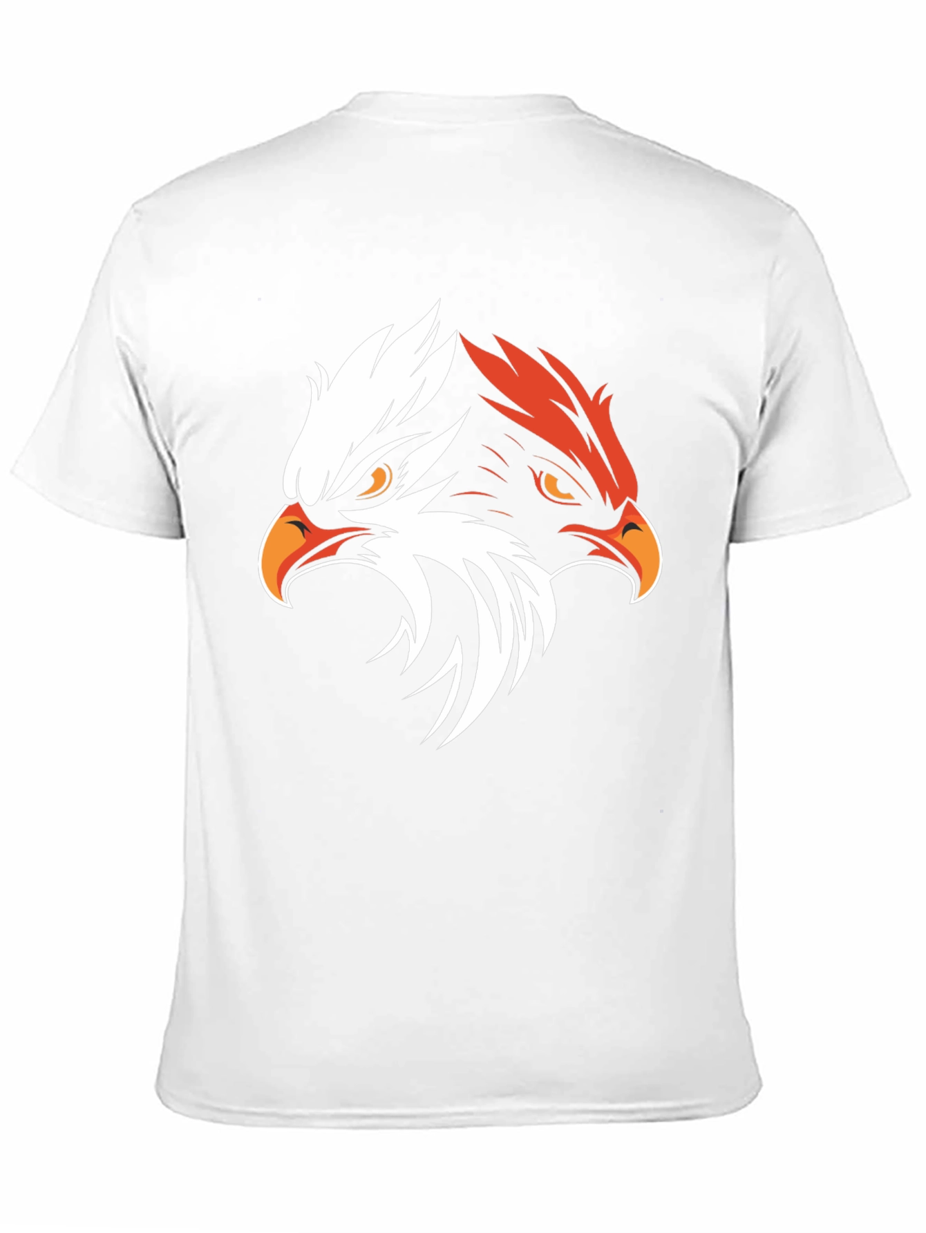 Bold Eagle Graphic Tee - Black Cotton Blend