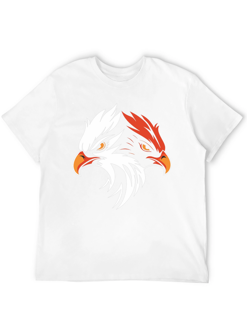 Bold Eagle Graphic Tee - Black Cotton Blend