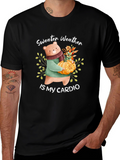 Sweater Weather Bear T-Shirt: Autumn Comfort