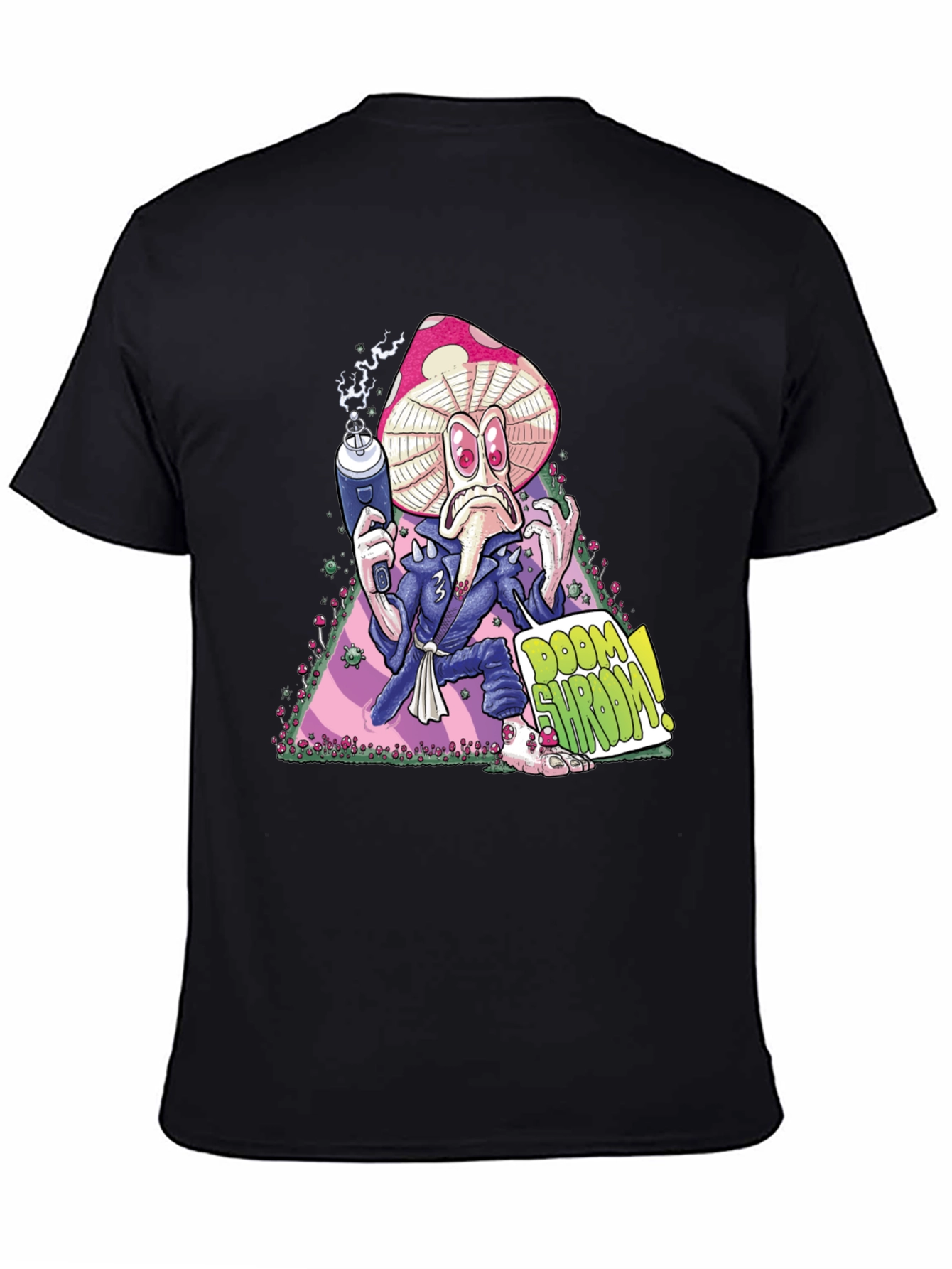 Doom Shroom Black Graphic Tee