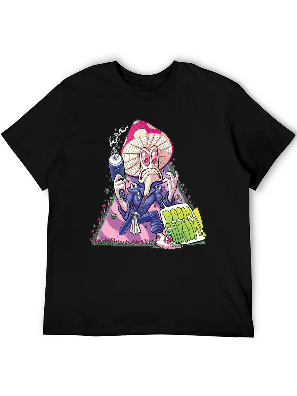 Doom Shroom Black Graphic Tee