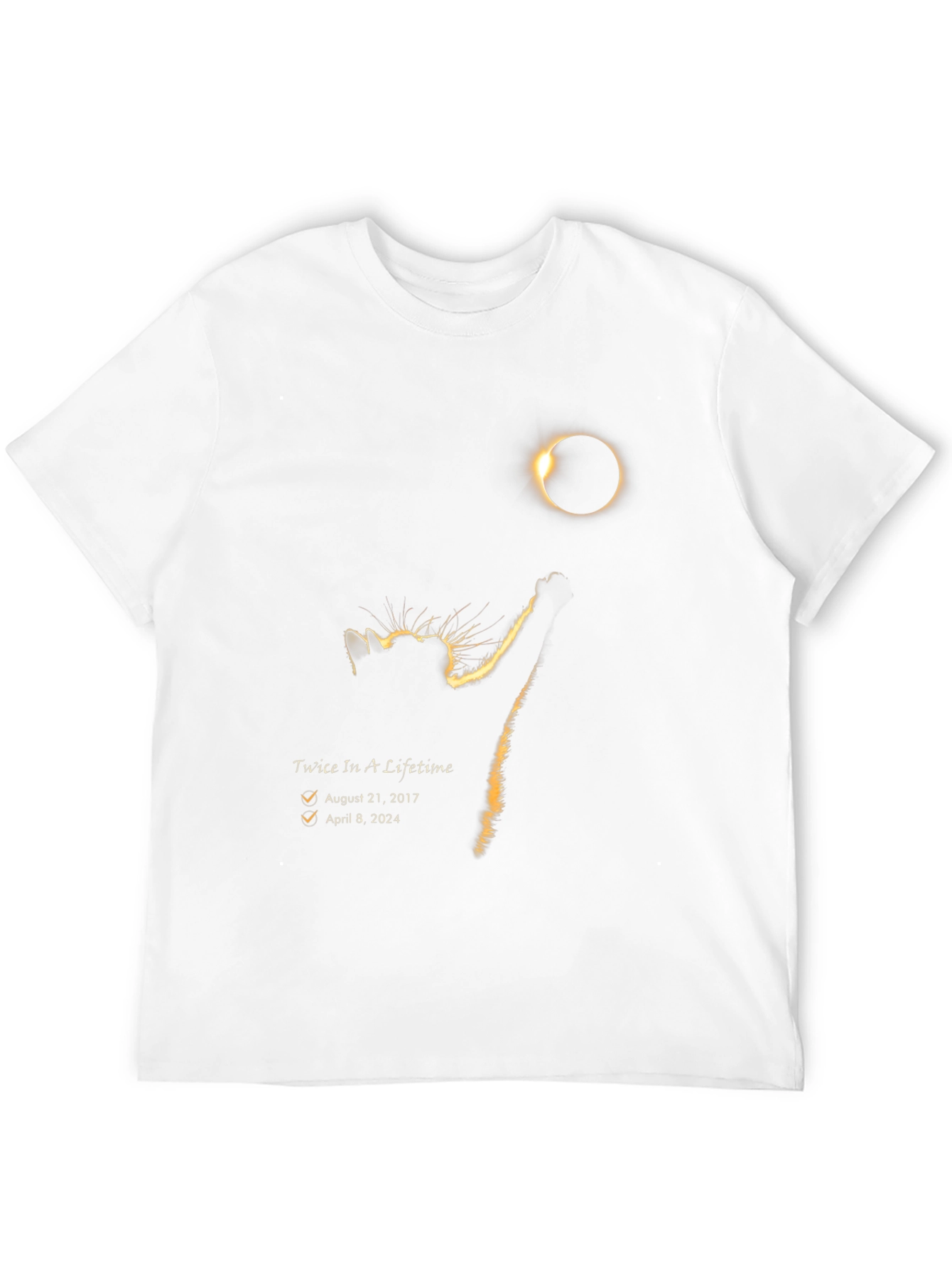Eclipse Cat T-Shirt - Twice In A Lifetime