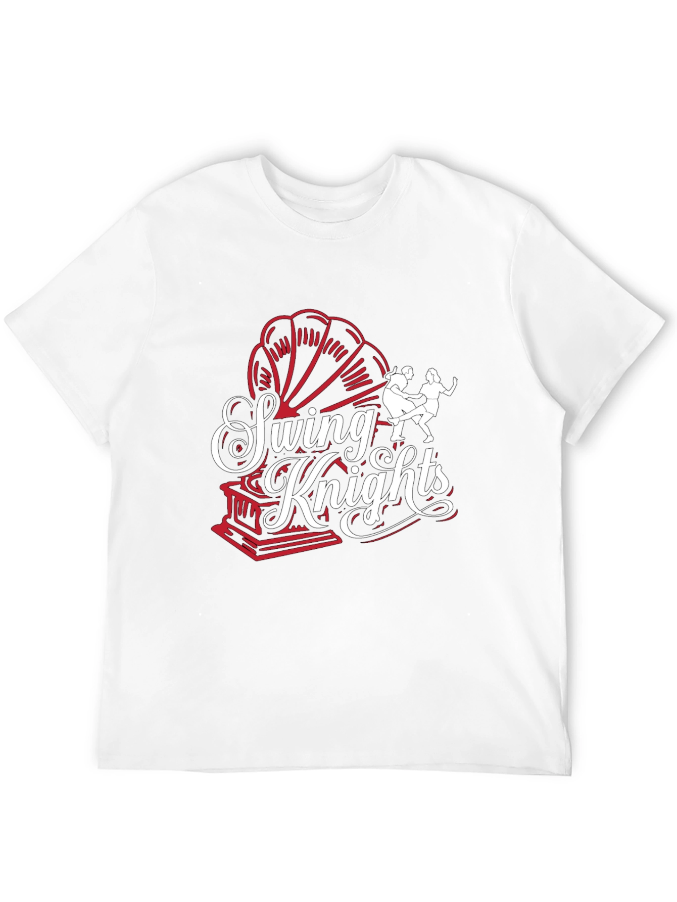 Swing Knights Graphic Tee - Retro Dance Shirt