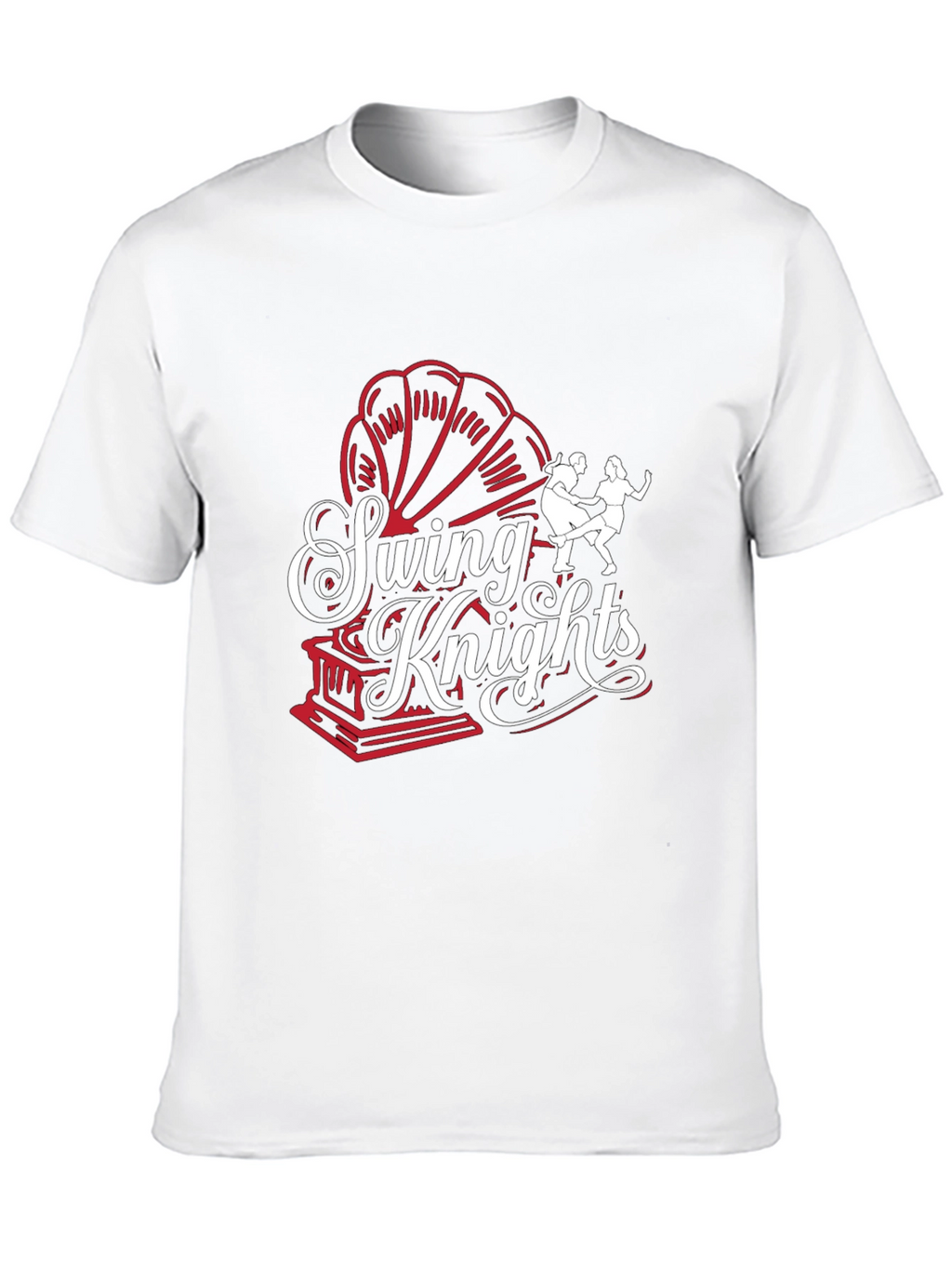 Swing Knights Graphic Tee - Retro Dance Shirt