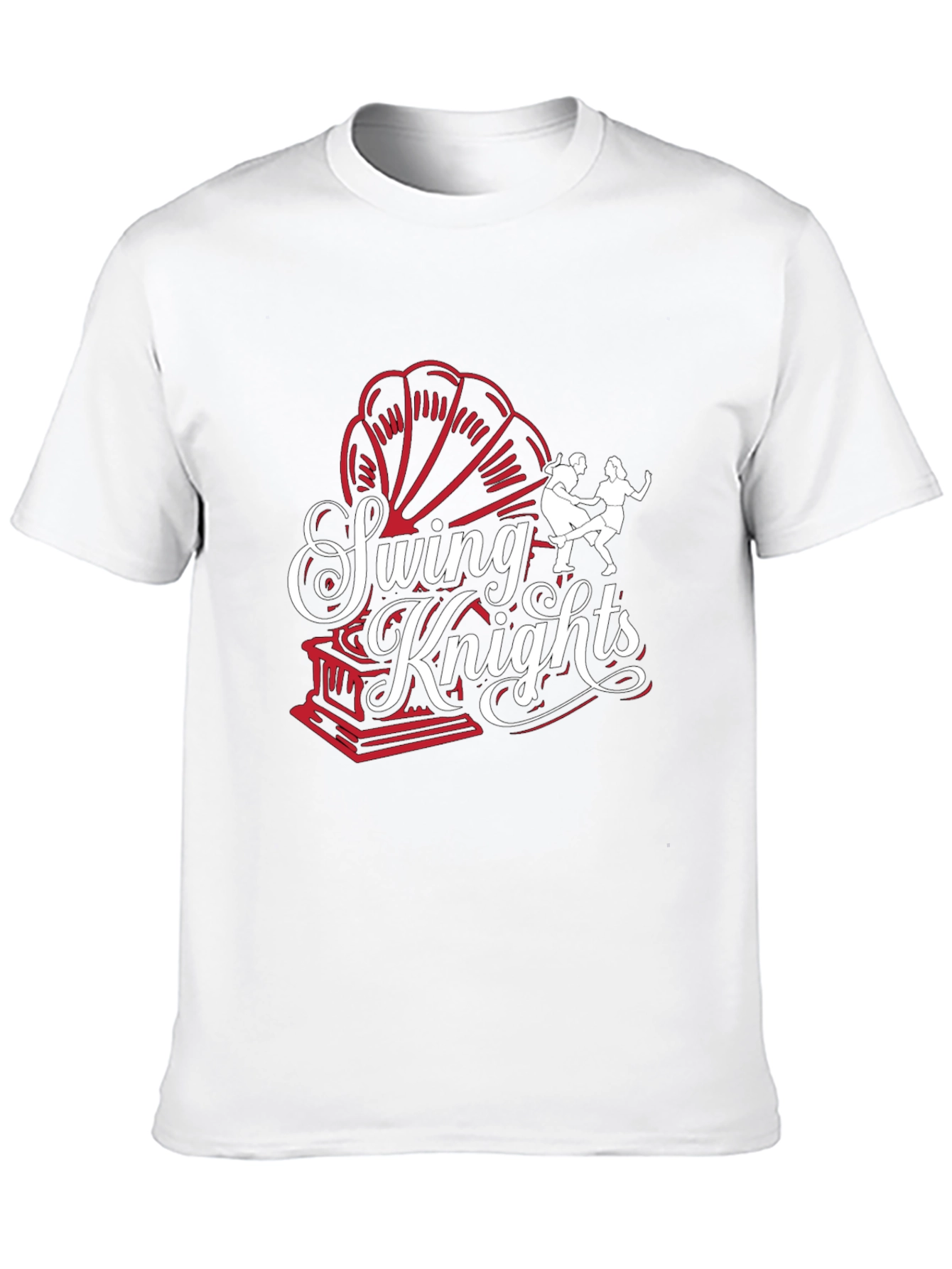Swing Knights Graphic Tee - Retro Dance Shirt