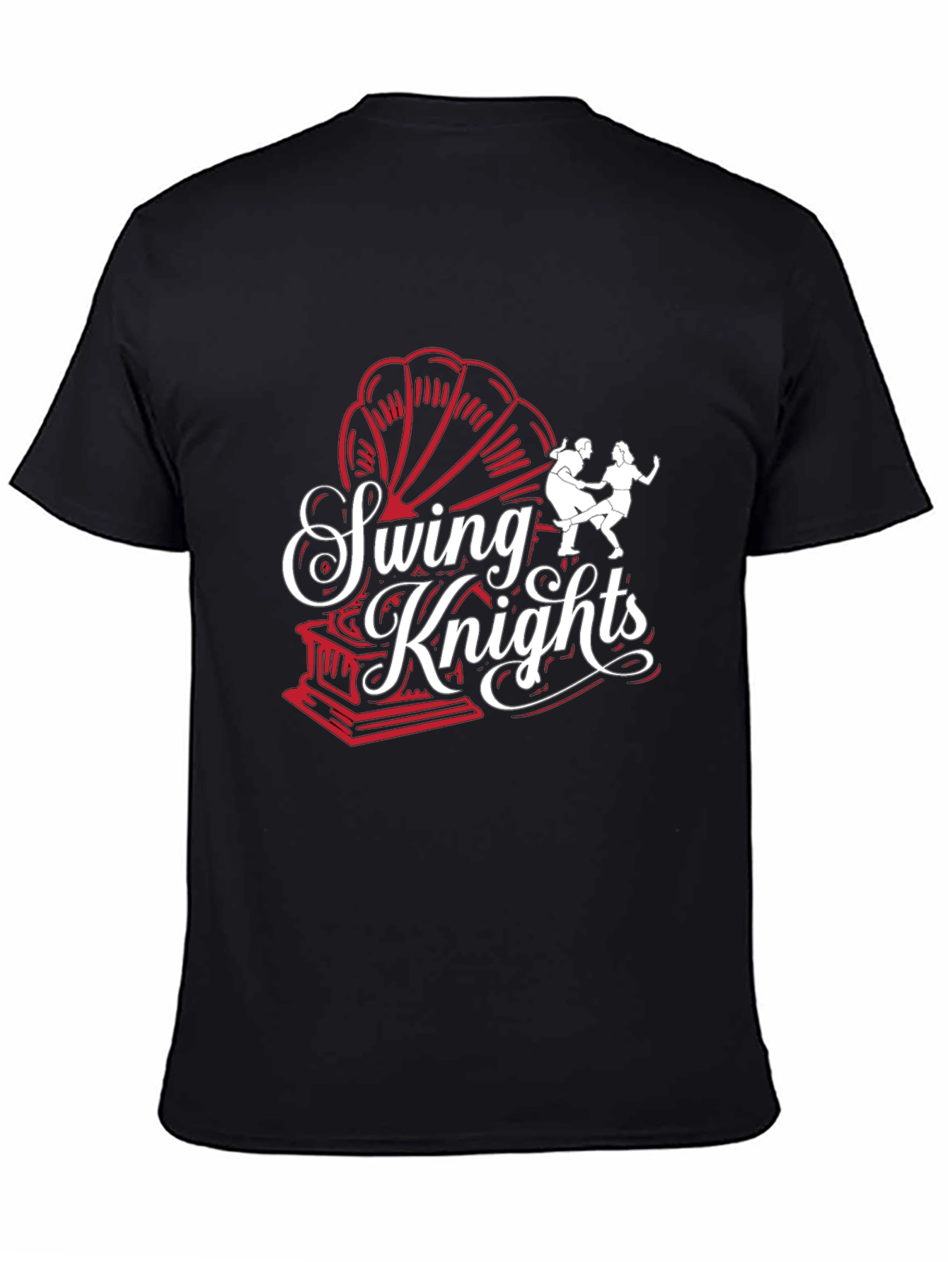 Swing Knights Graphic Tee - Retro Dance Shirt