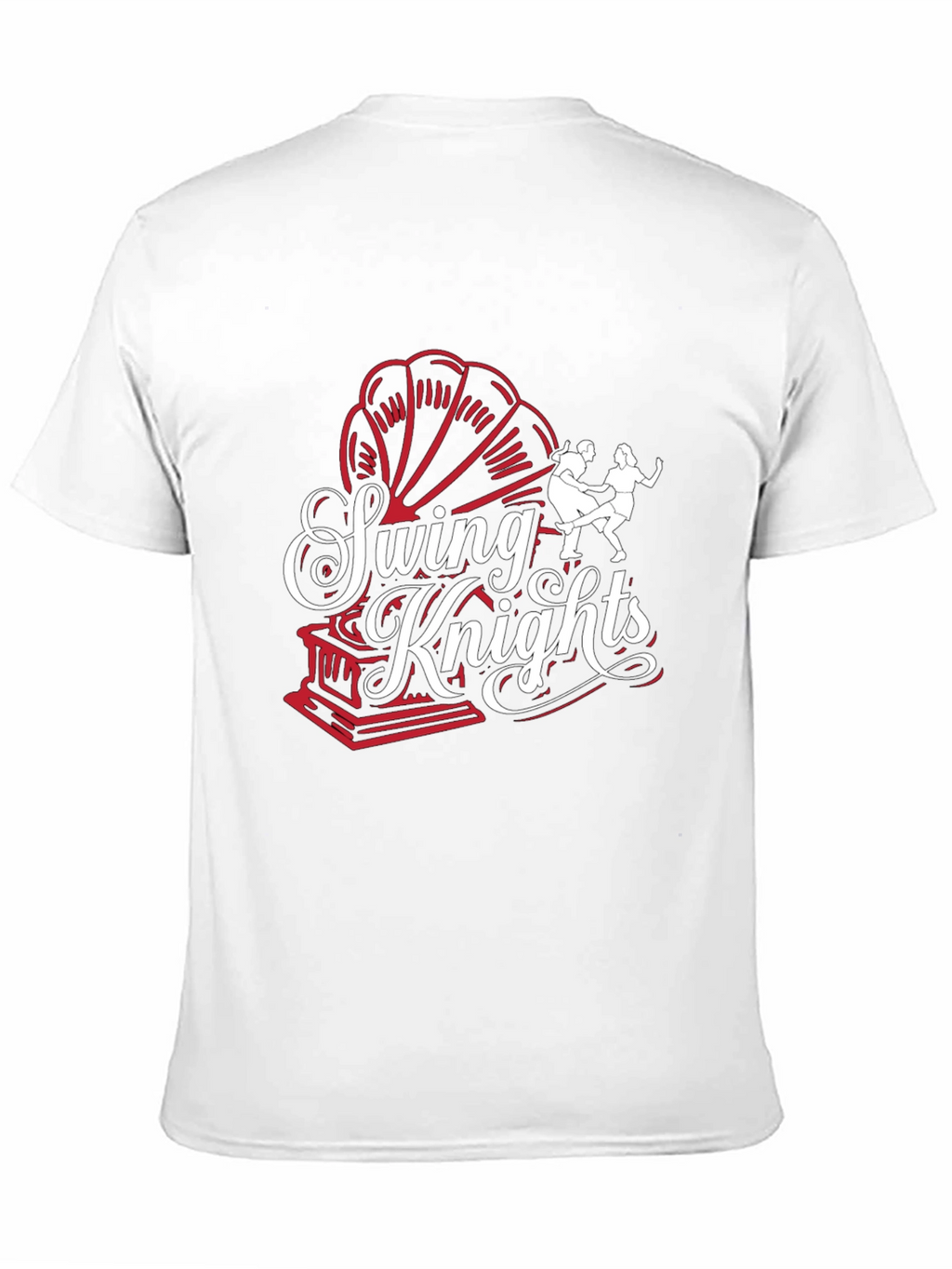 Swing Knights Graphic Tee - Retro Dance Shirt