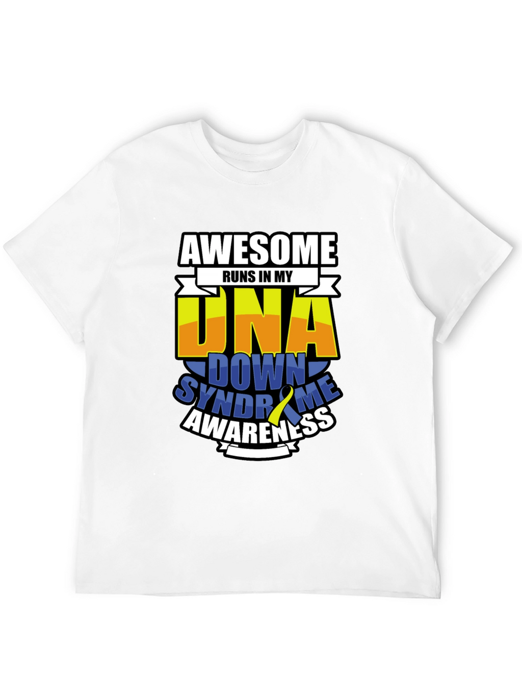 Awesome DNA Down Syndrome Awareness T-Shirt