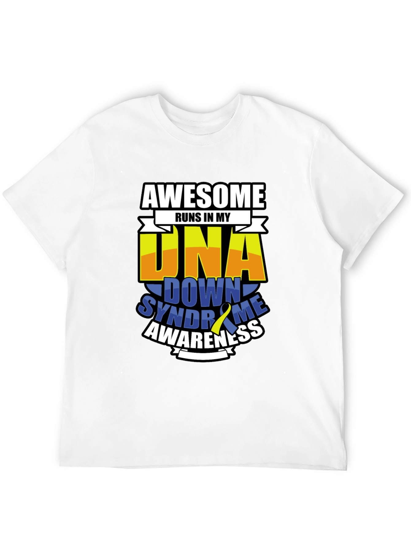 Awesome DNA Down Syndrome Awareness T-Shirt