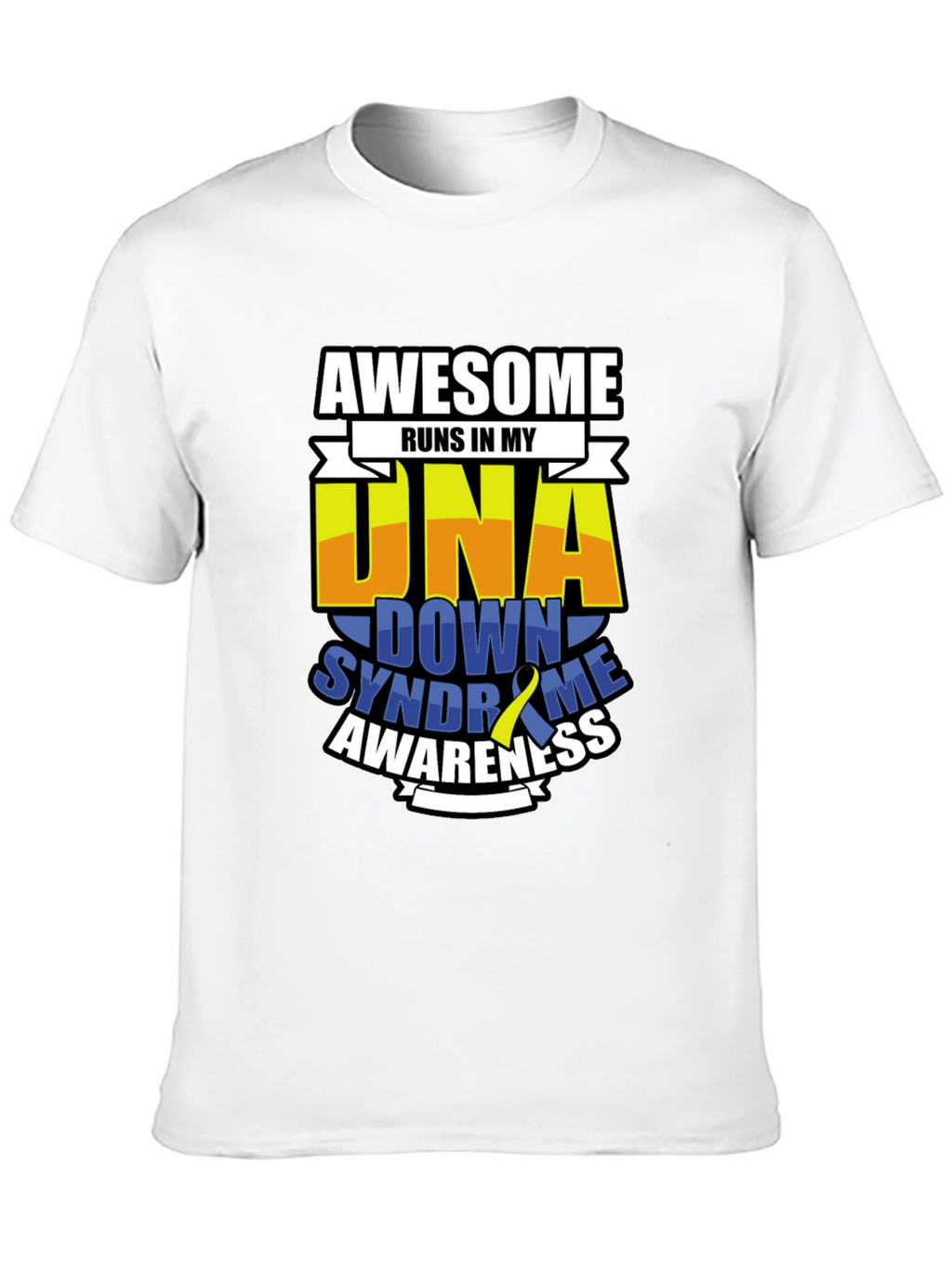 Awesome DNA Down Syndrome Awareness T-Shirt