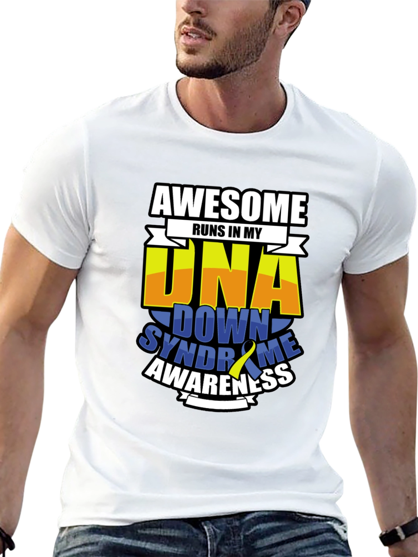 Awesome DNA Down Syndrome Awareness T-Shirt