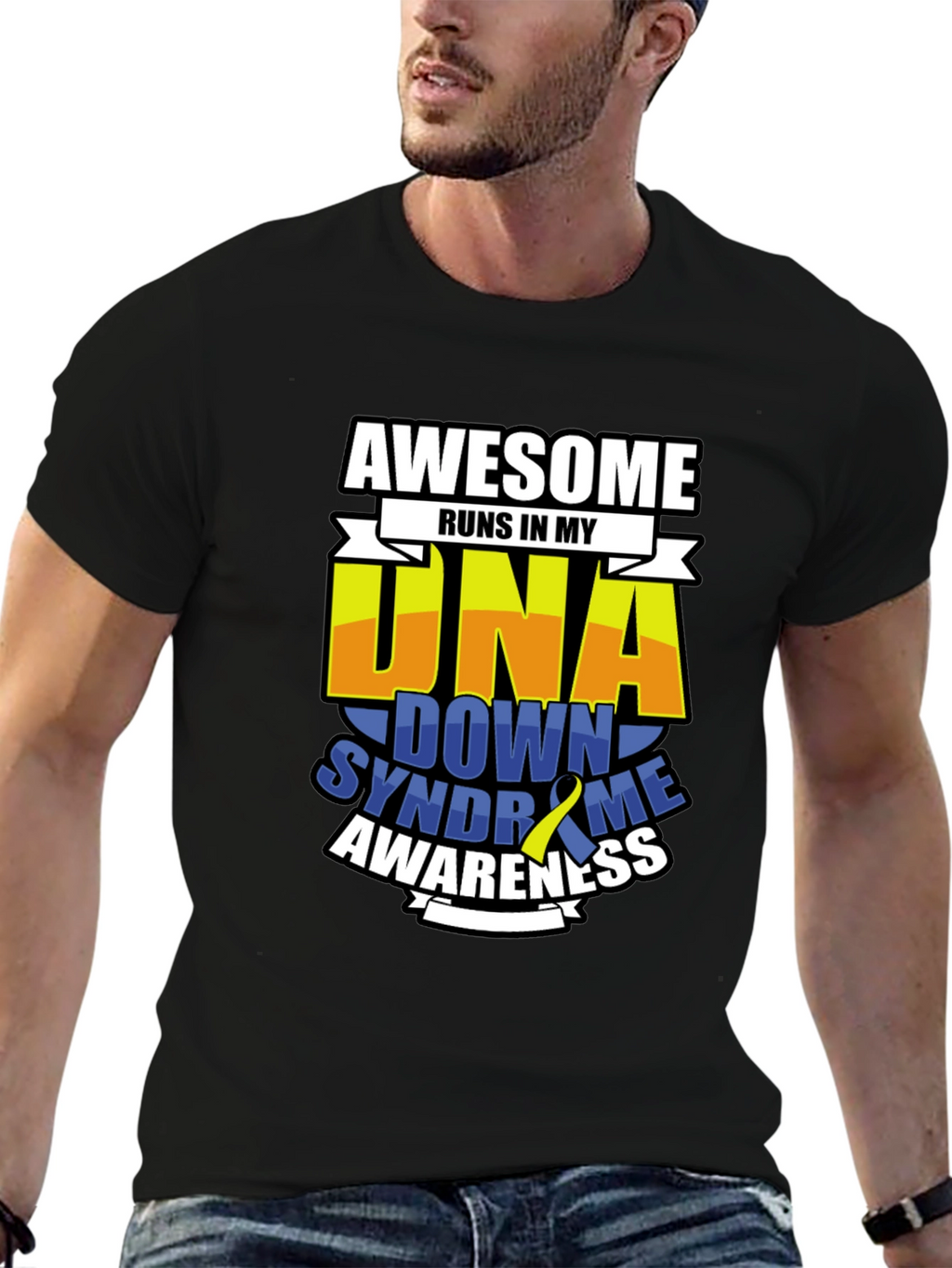 Awesome DNA Down Syndrome Awareness T-Shirt
