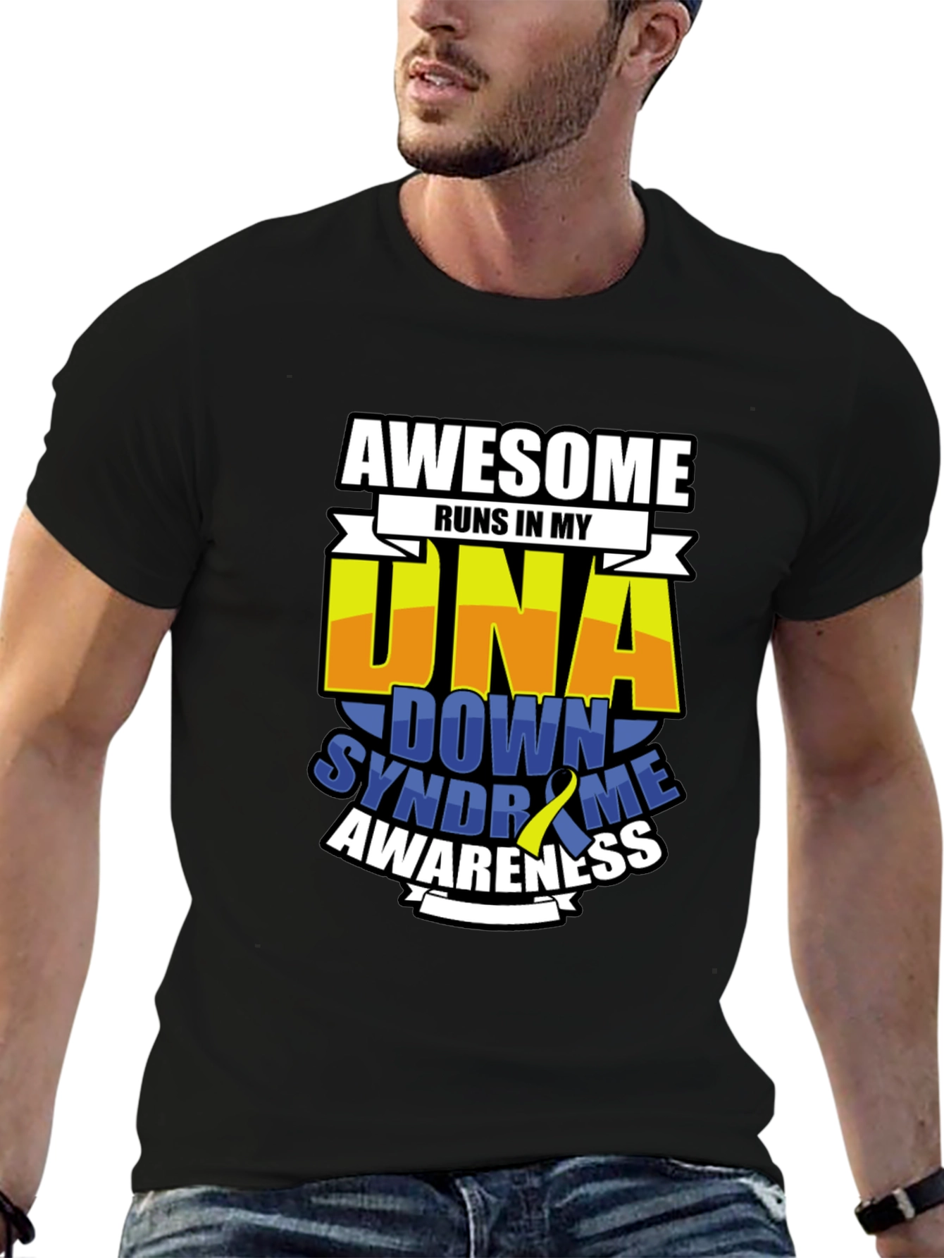 Awesome DNA Down Syndrome Awareness T-Shirt