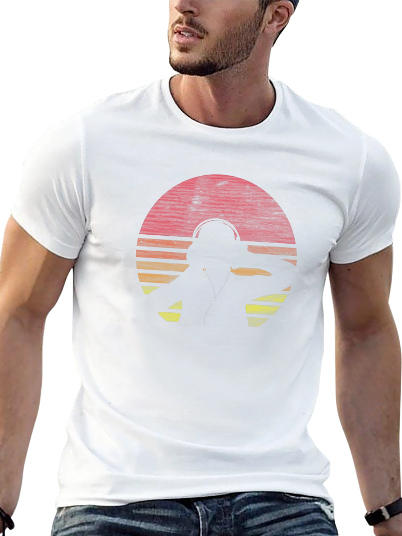 DJ Sunset Graphic T-Shirt - Black