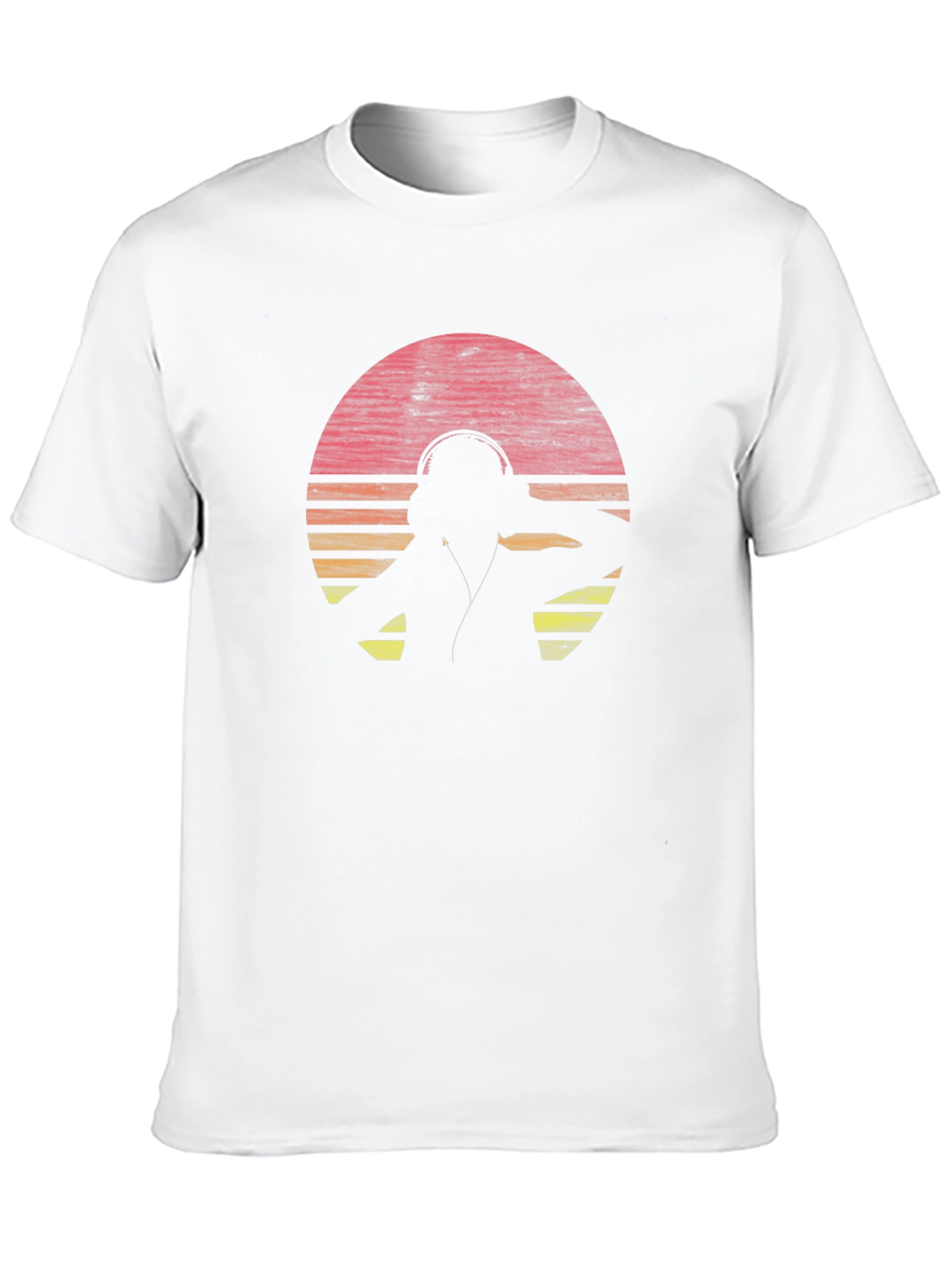 DJ Sunset Graphic T-Shirt - Black