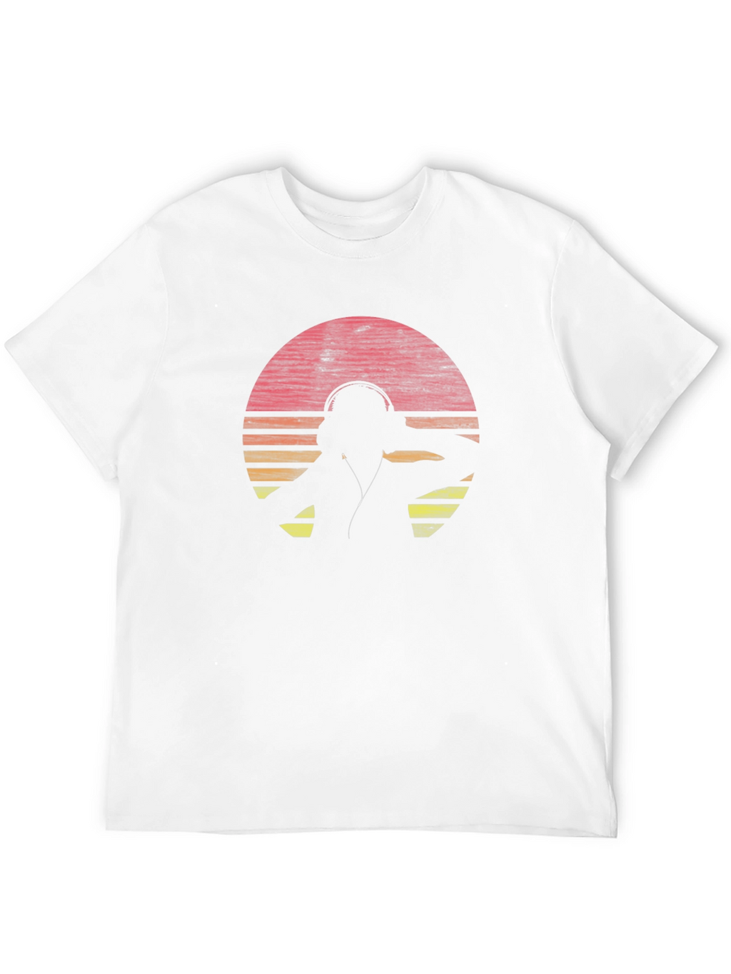DJ Sunset Graphic T-Shirt - Black