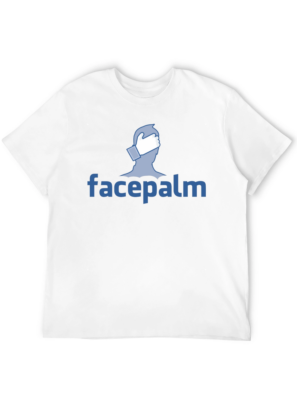 Facepalm Graphic Tee - Black Cotton T-Shirt