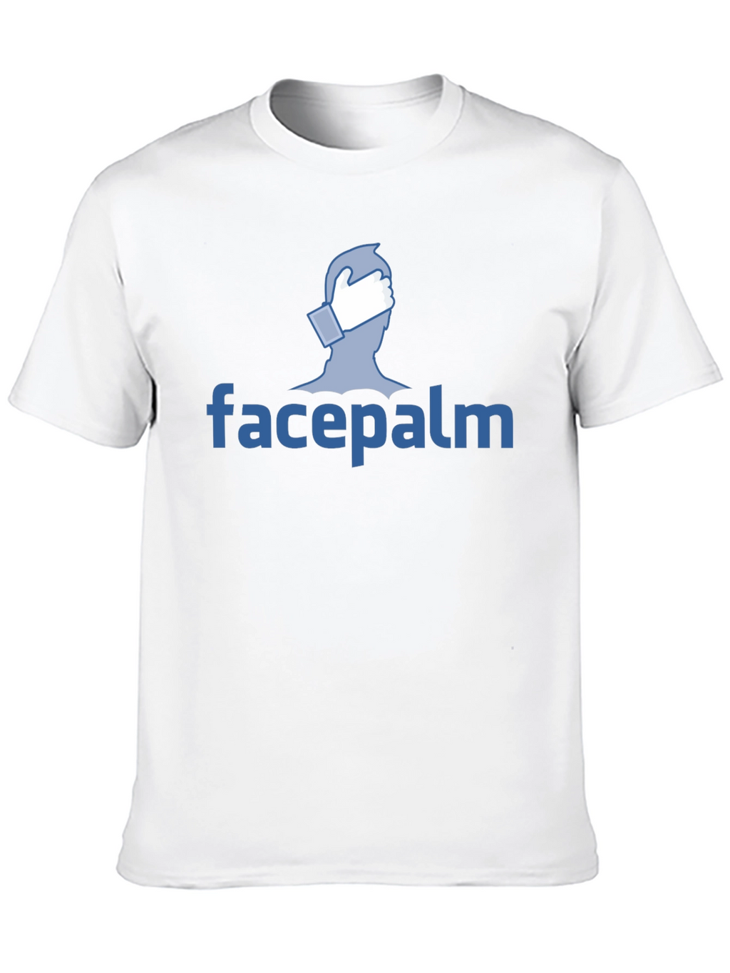 Facepalm Graphic Tee - Black Cotton T-Shirt