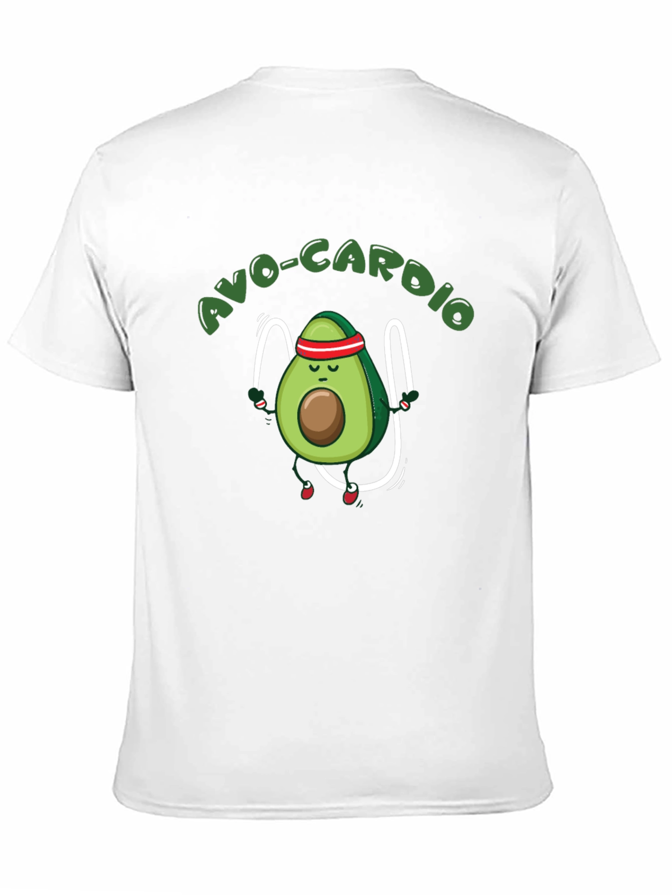 Avo-Cardio Avocado Workout Graphic Tee