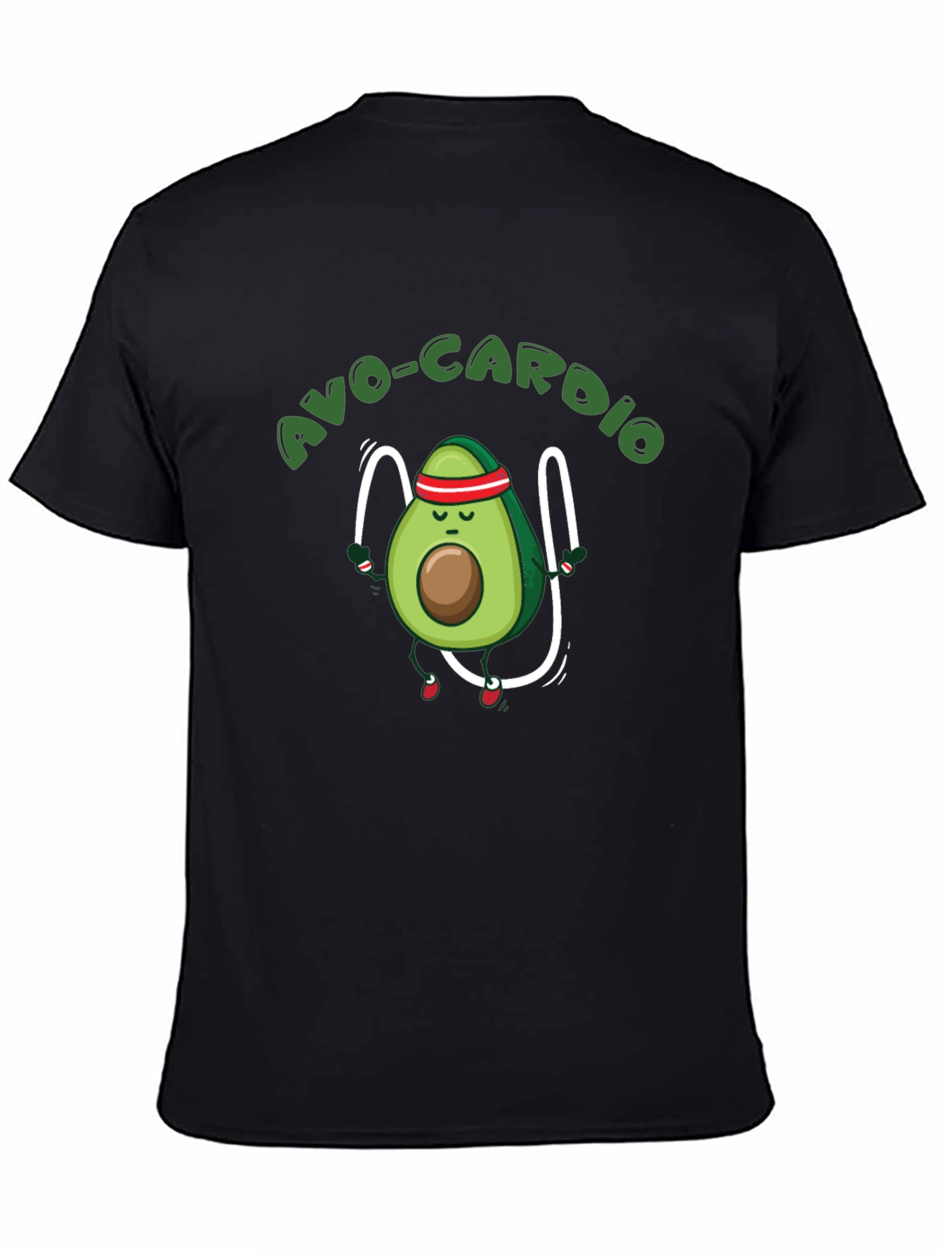 Avo-Cardio Avocado Workout Graphic Tee