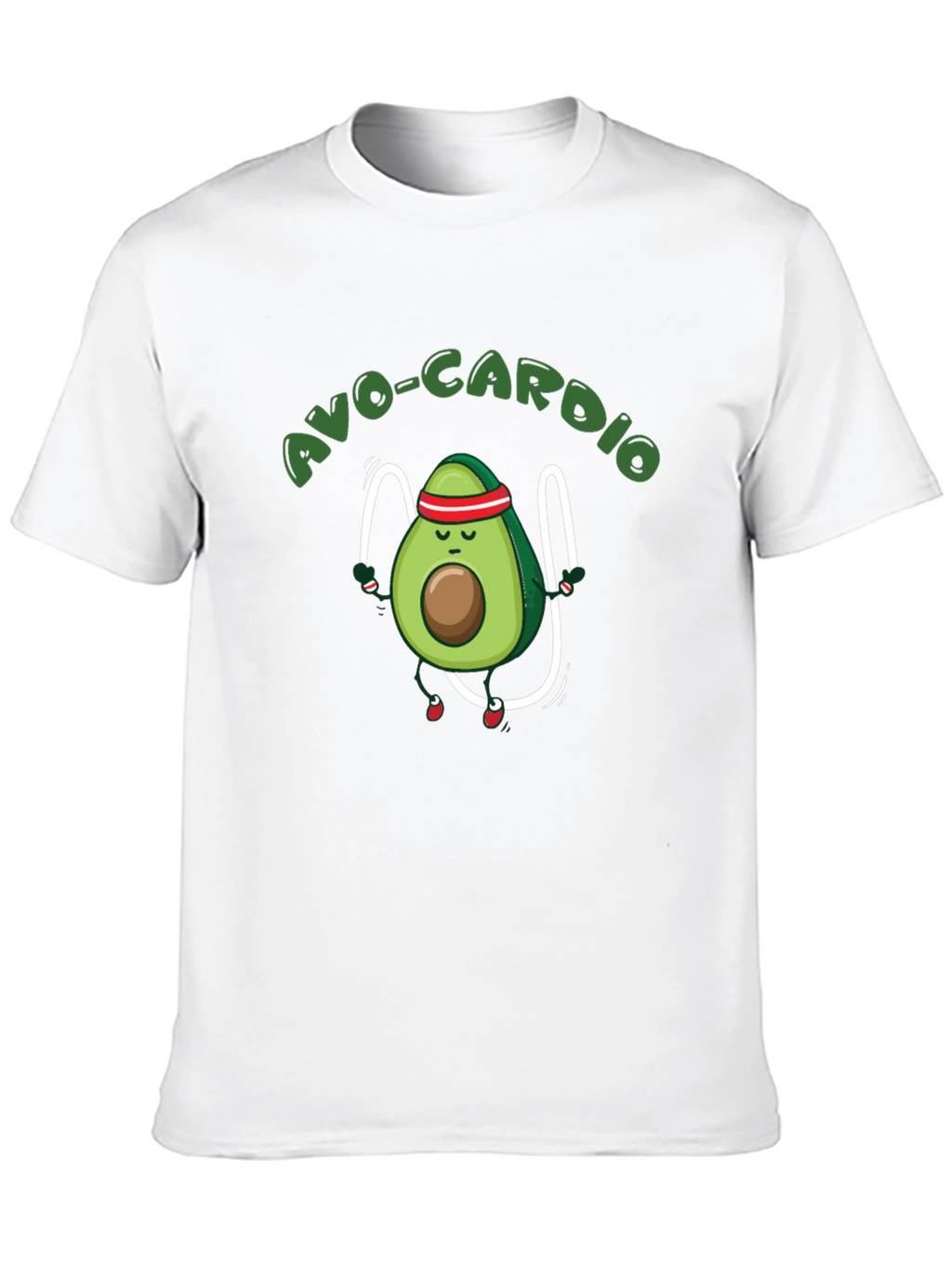 Avo-Cardio Avocado Workout Graphic Tee