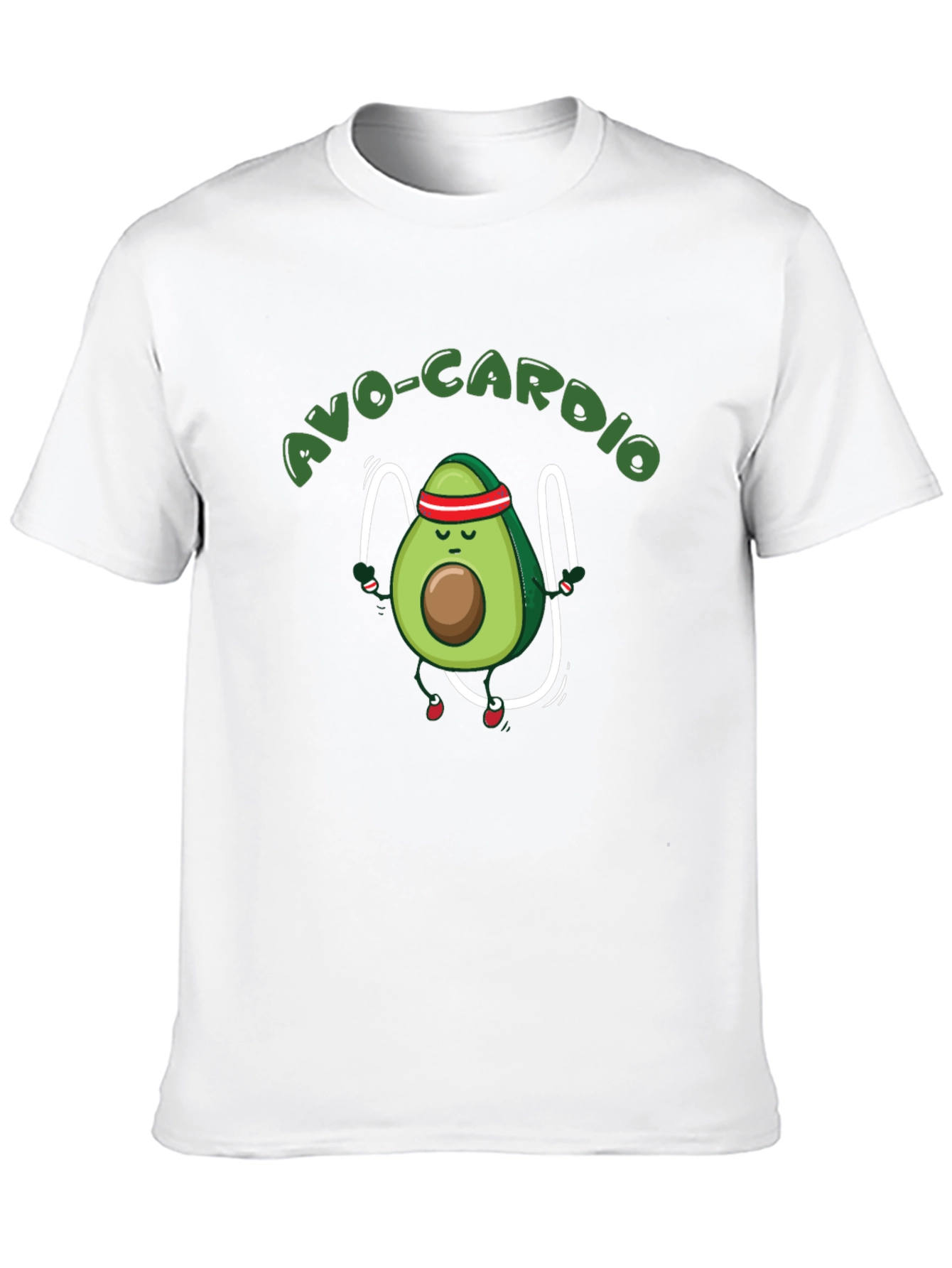 Avo-Cardio Avocado Workout Graphic Tee