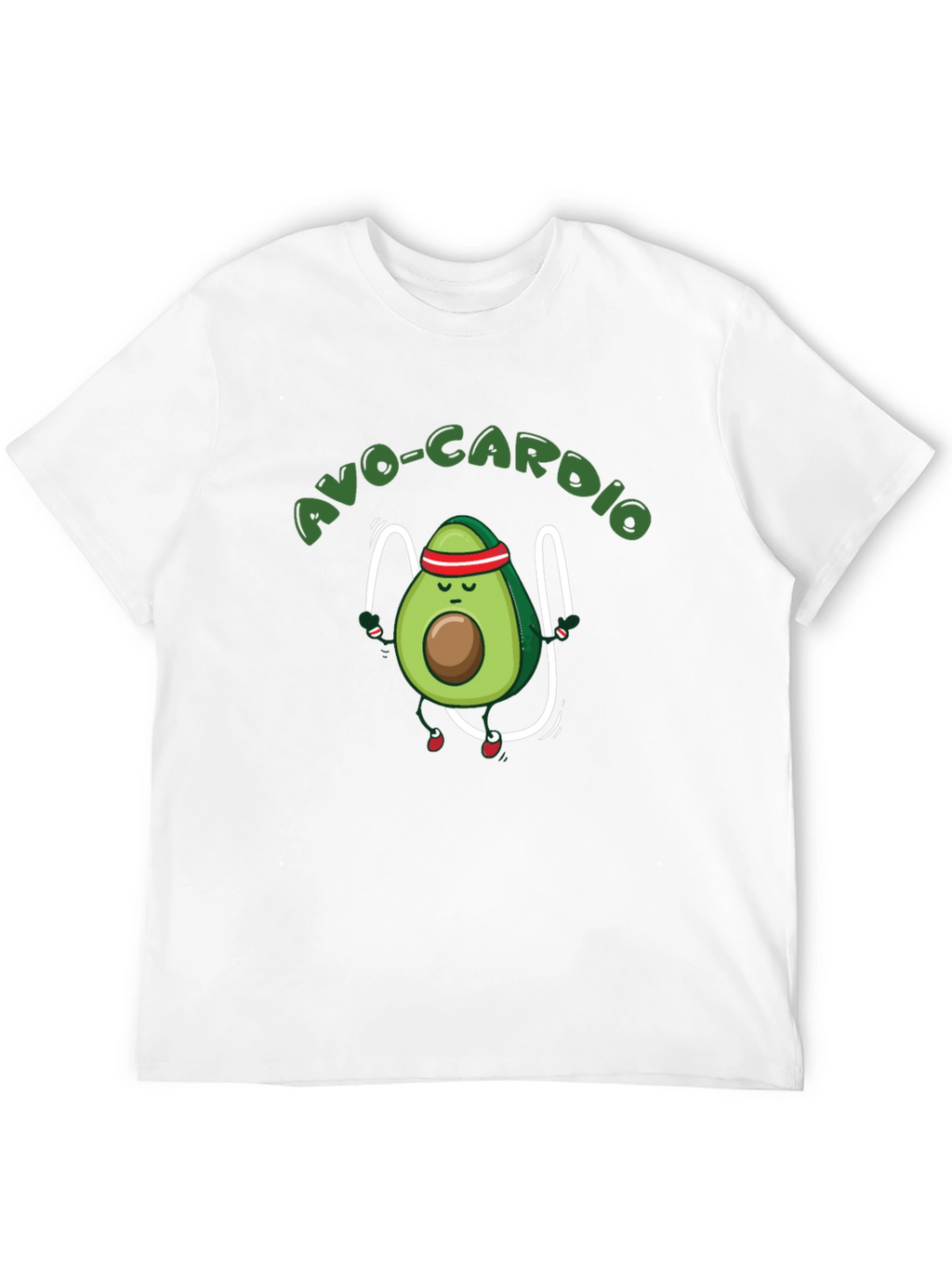 Avo-Cardio Avocado Workout Graphic Tee