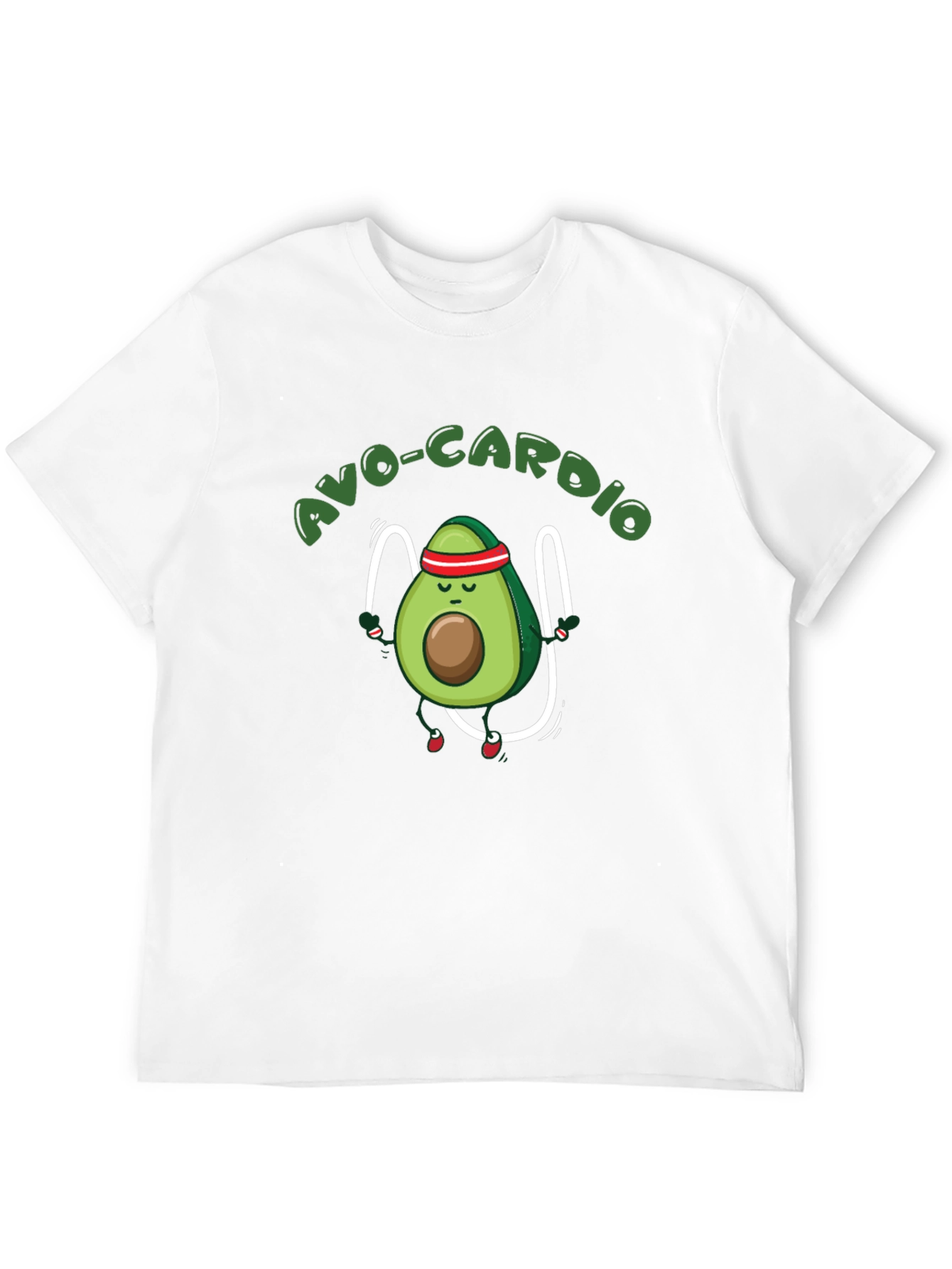 Avo-Cardio Avocado Workout Graphic Tee