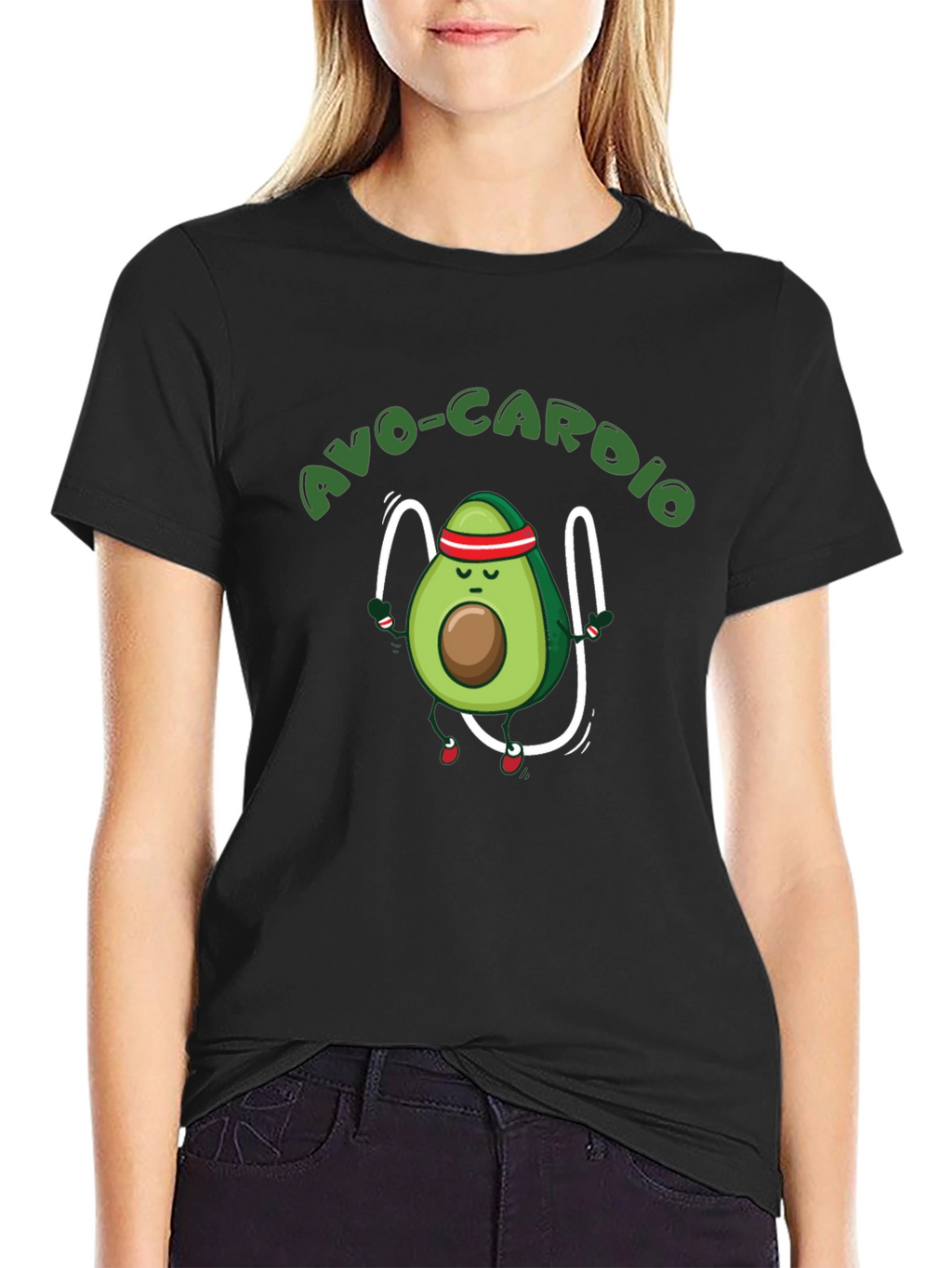 Avo-Cardio Avocado Workout Graphic Tee