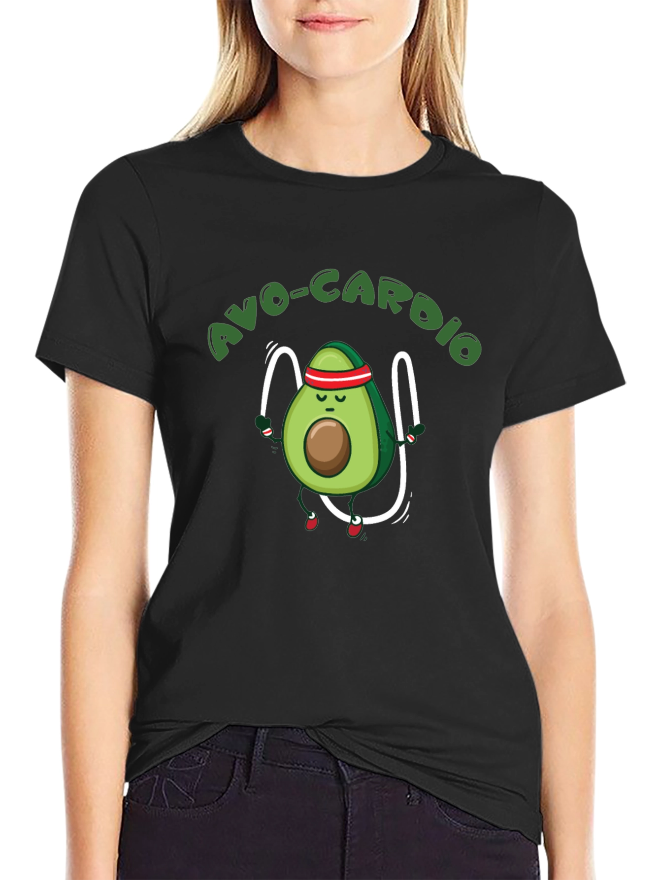 Avo-Cardio Avocado Workout Graphic Tee
