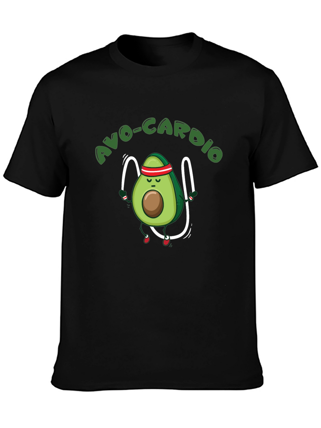 Avo-Cardio Avocado Workout Graphic Tee