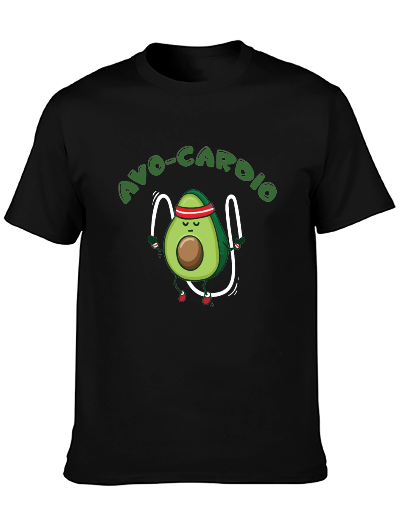 Avo-Cardio Avocado Workout Graphic Tee