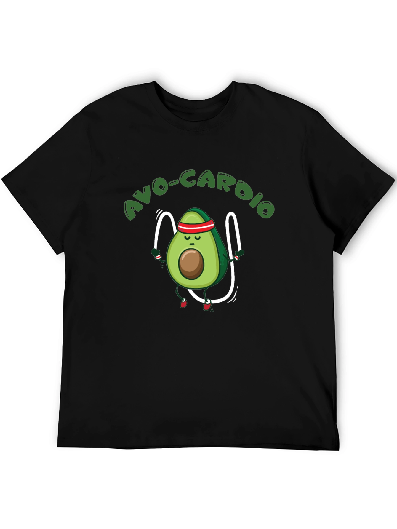 Avo-Cardio Avocado Workout Graphic Tee