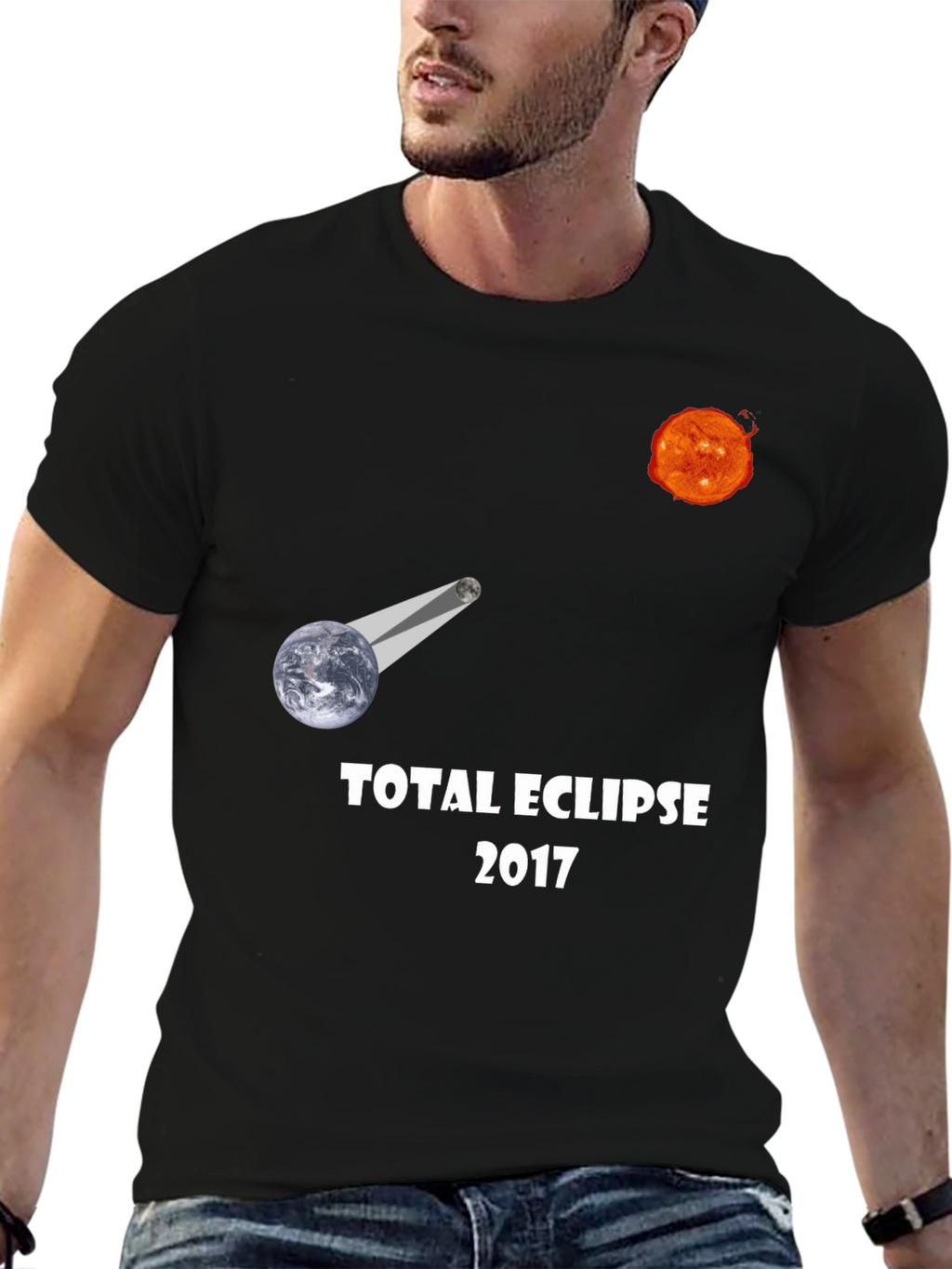 Total Eclipse 2017 Black T-Shirt
