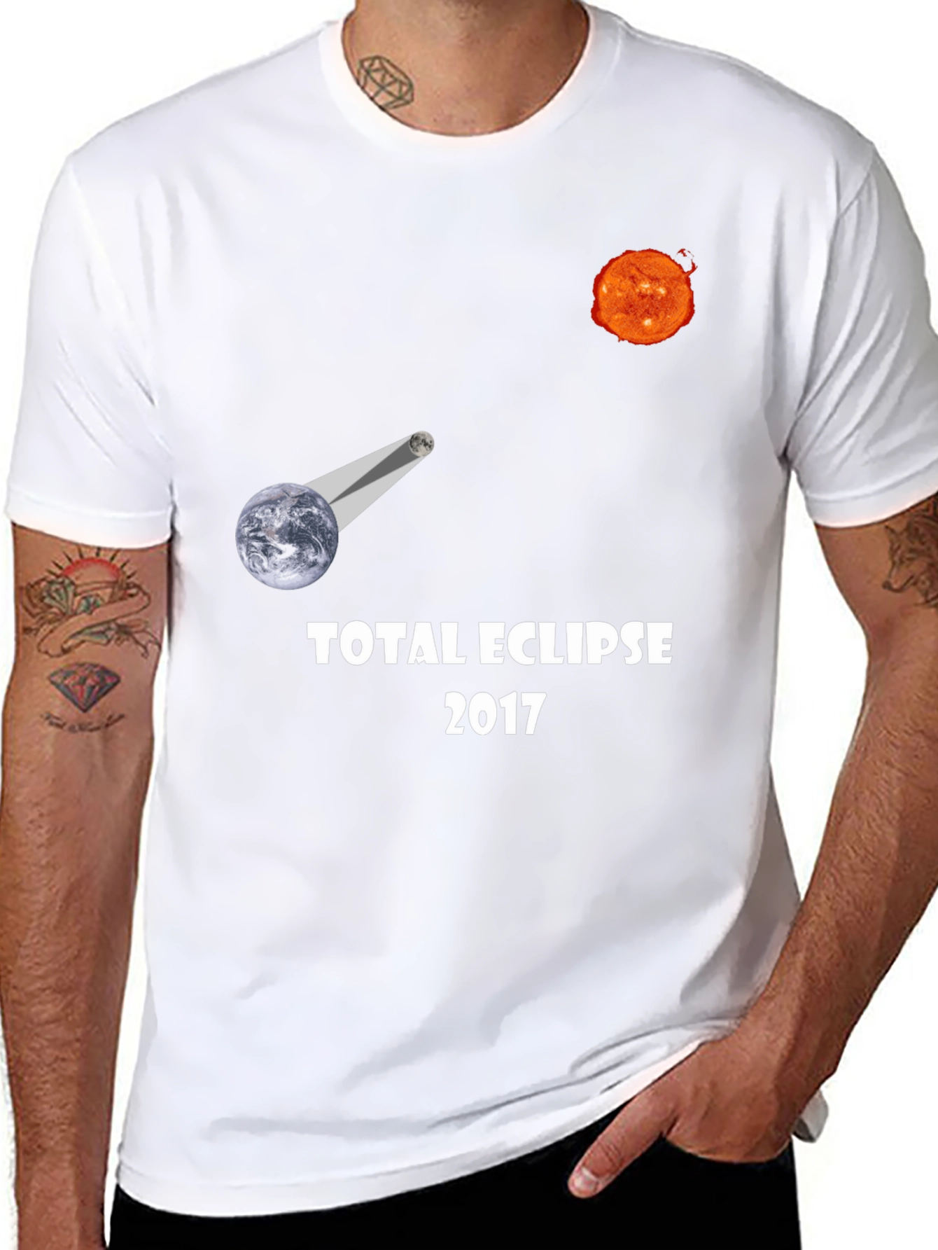 Total Eclipse 2017 Black T-Shirt