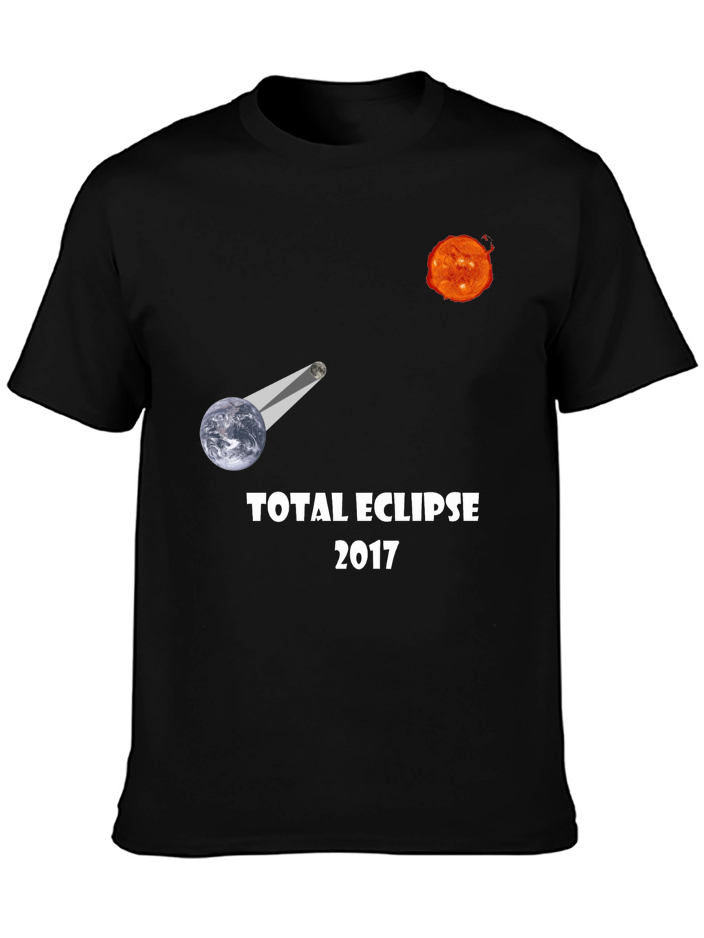 Total Eclipse 2017 Black T-Shirt