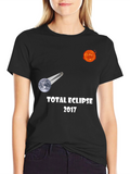 Total Eclipse 2017 Black T-Shirt