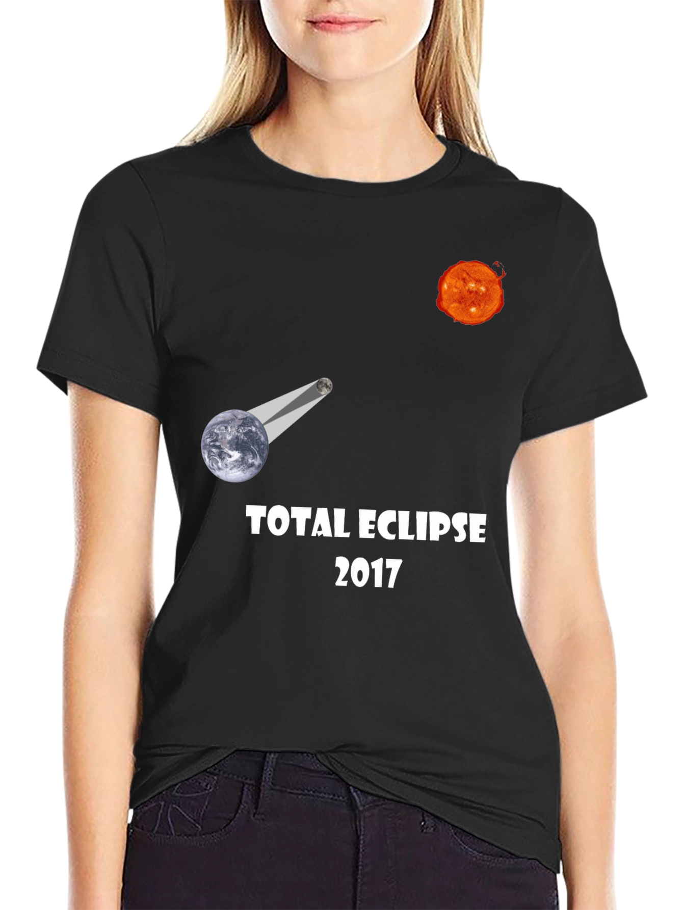Total Eclipse 2017 Black T-Shirt