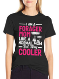 Forager Mom T-Shirt - Mushroom Graphic Tee
