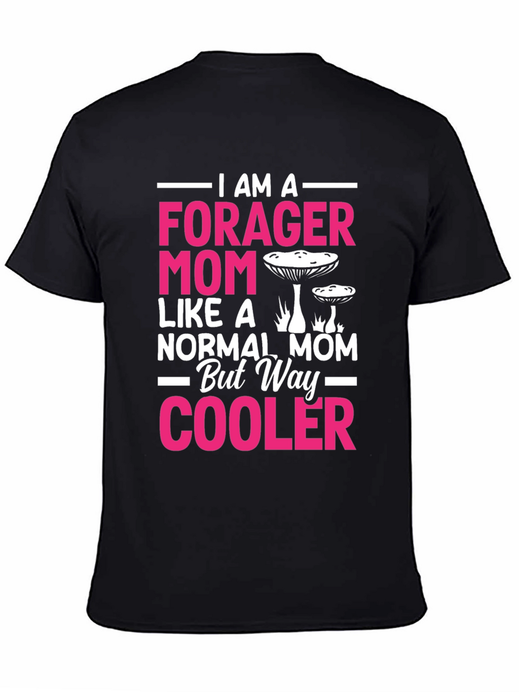 Forager Mom T-Shirt - Mushroom Graphic Tee