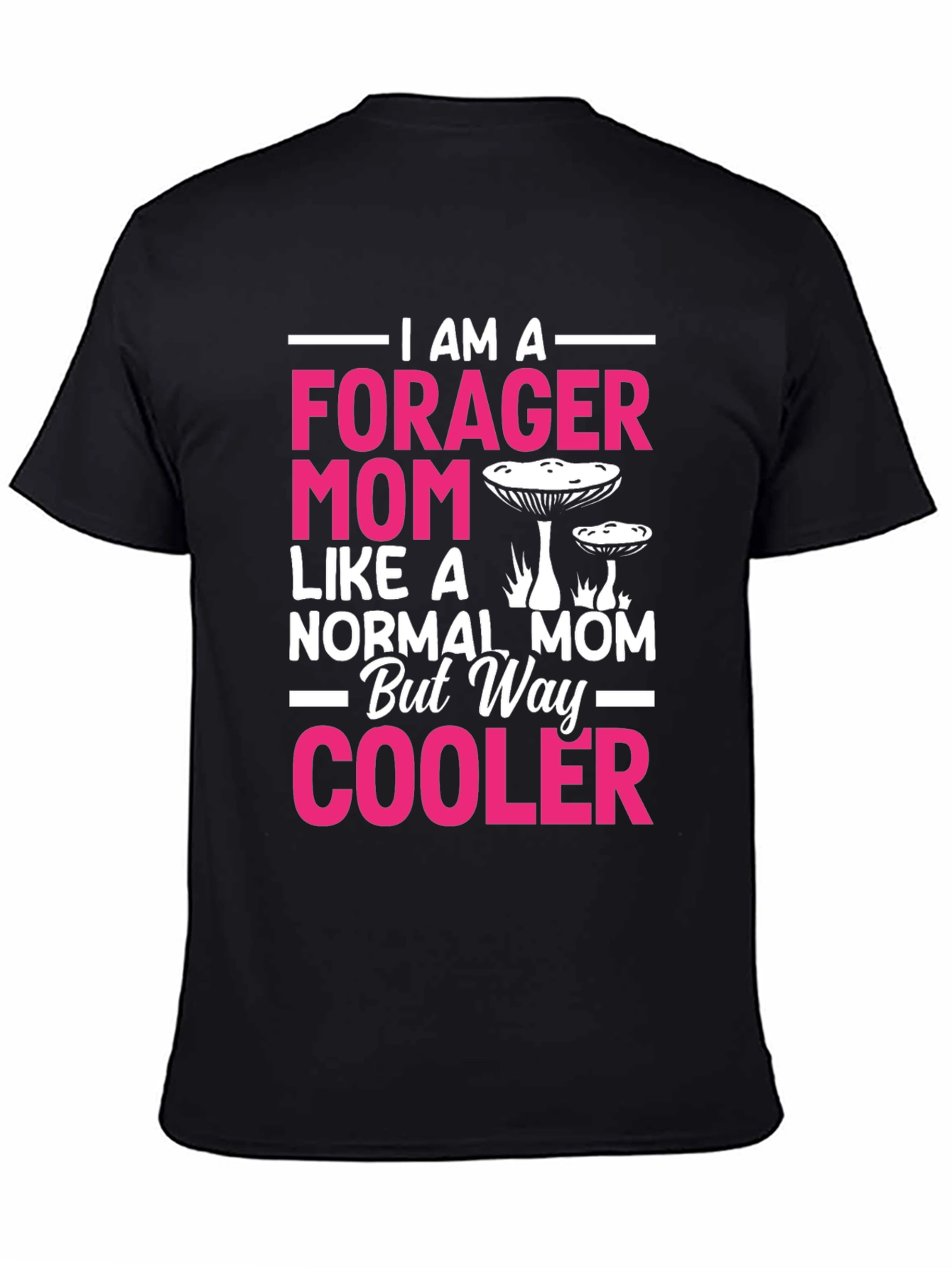 Forager Mom T-Shirt - Mushroom Graphic Tee
